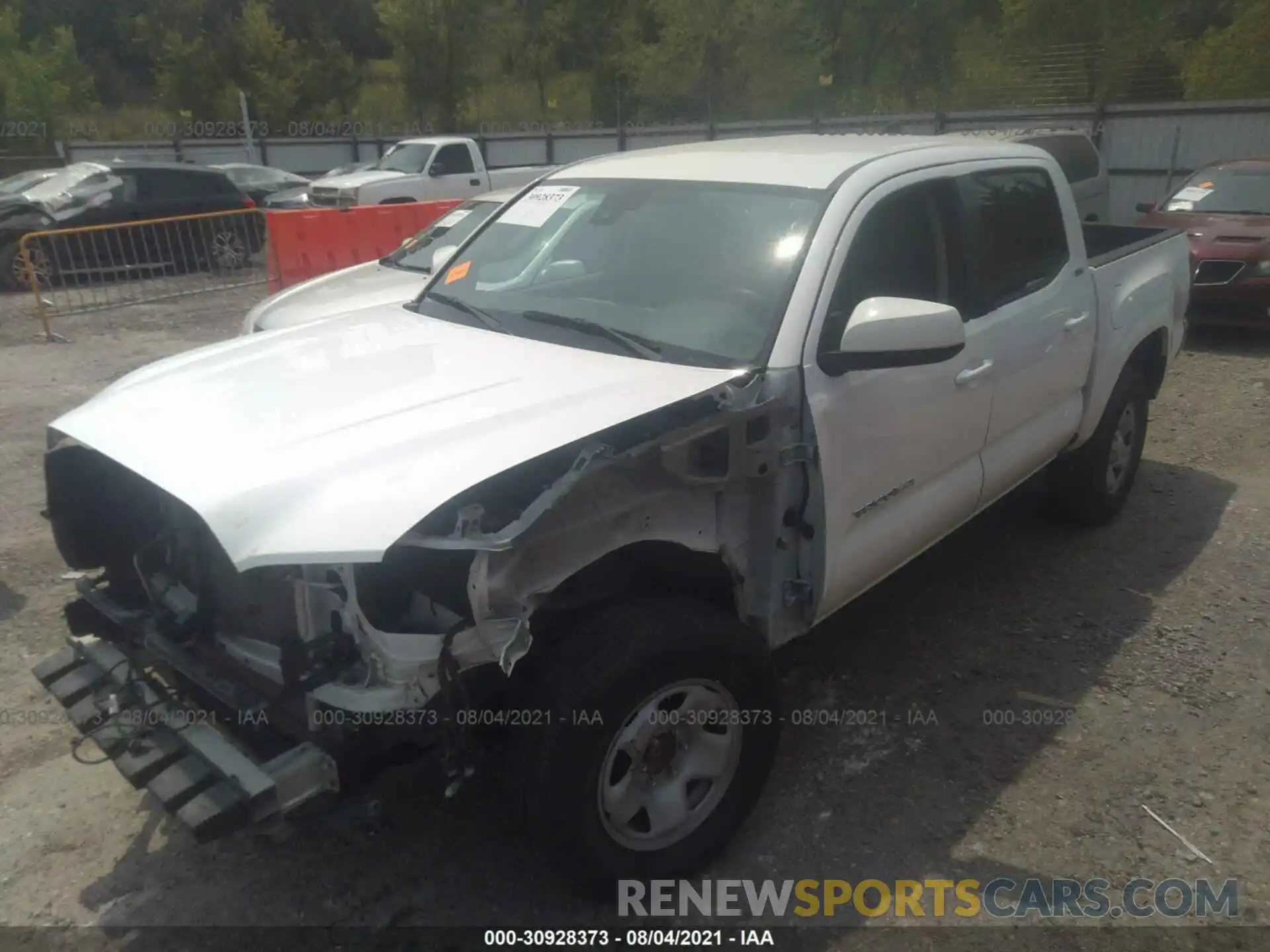 2 Photograph of a damaged car 5TFAX5GN6LX174732 TOYOTA TACOMA 2WD 2020