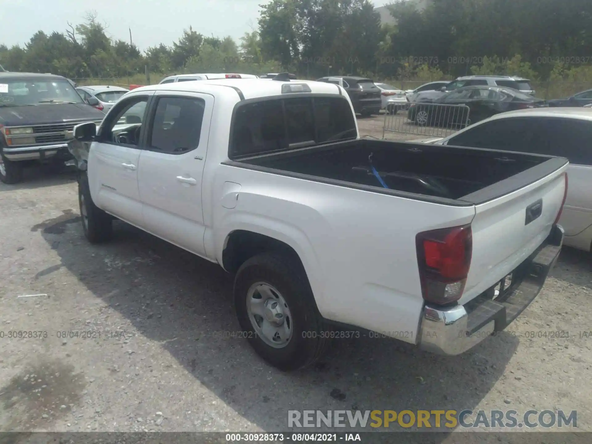 3 Photograph of a damaged car 5TFAX5GN6LX174732 TOYOTA TACOMA 2WD 2020