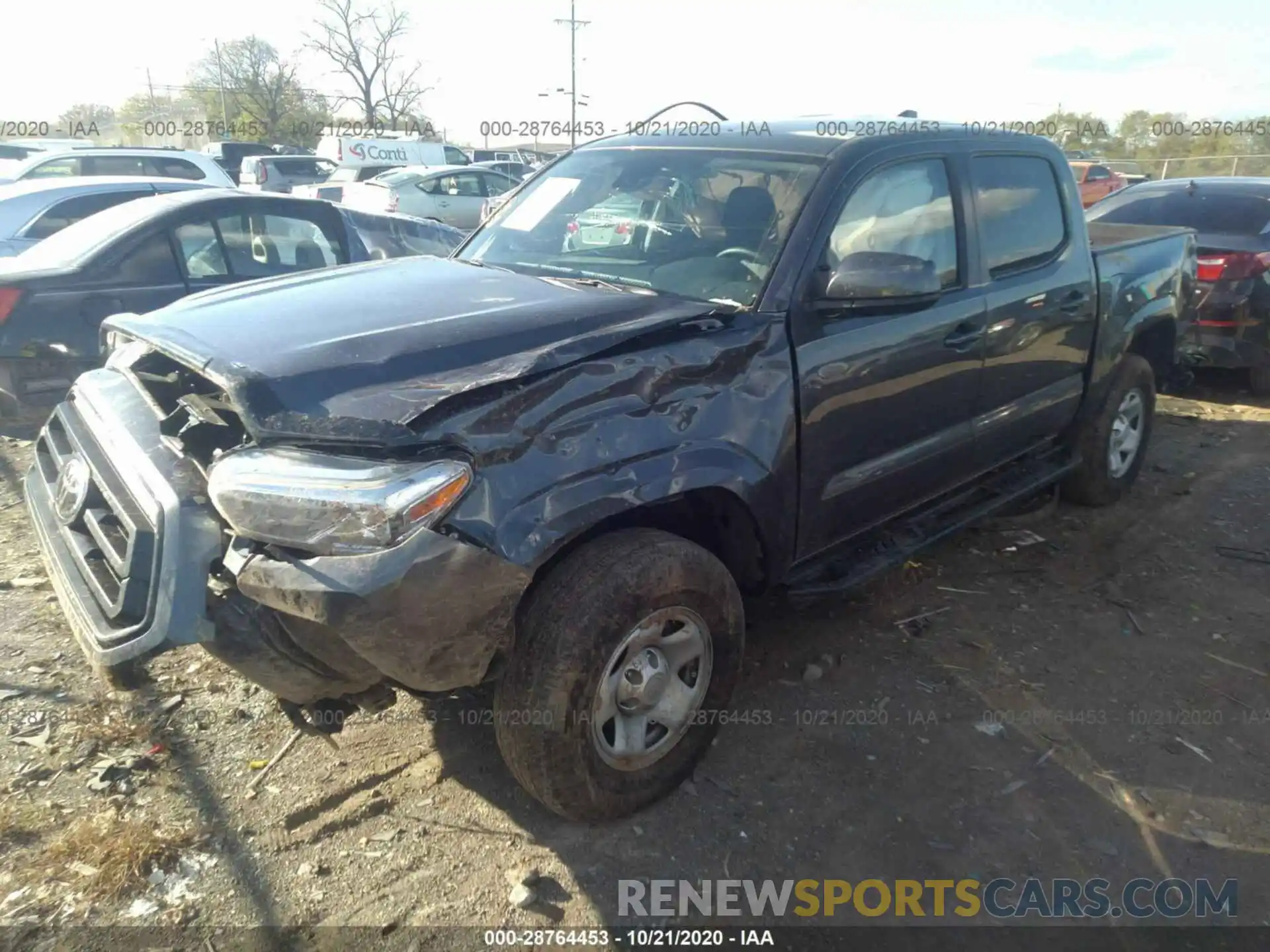 2 Photograph of a damaged car 5TFAX5GN6LX176643 TOYOTA TACOMA 2WD 2020