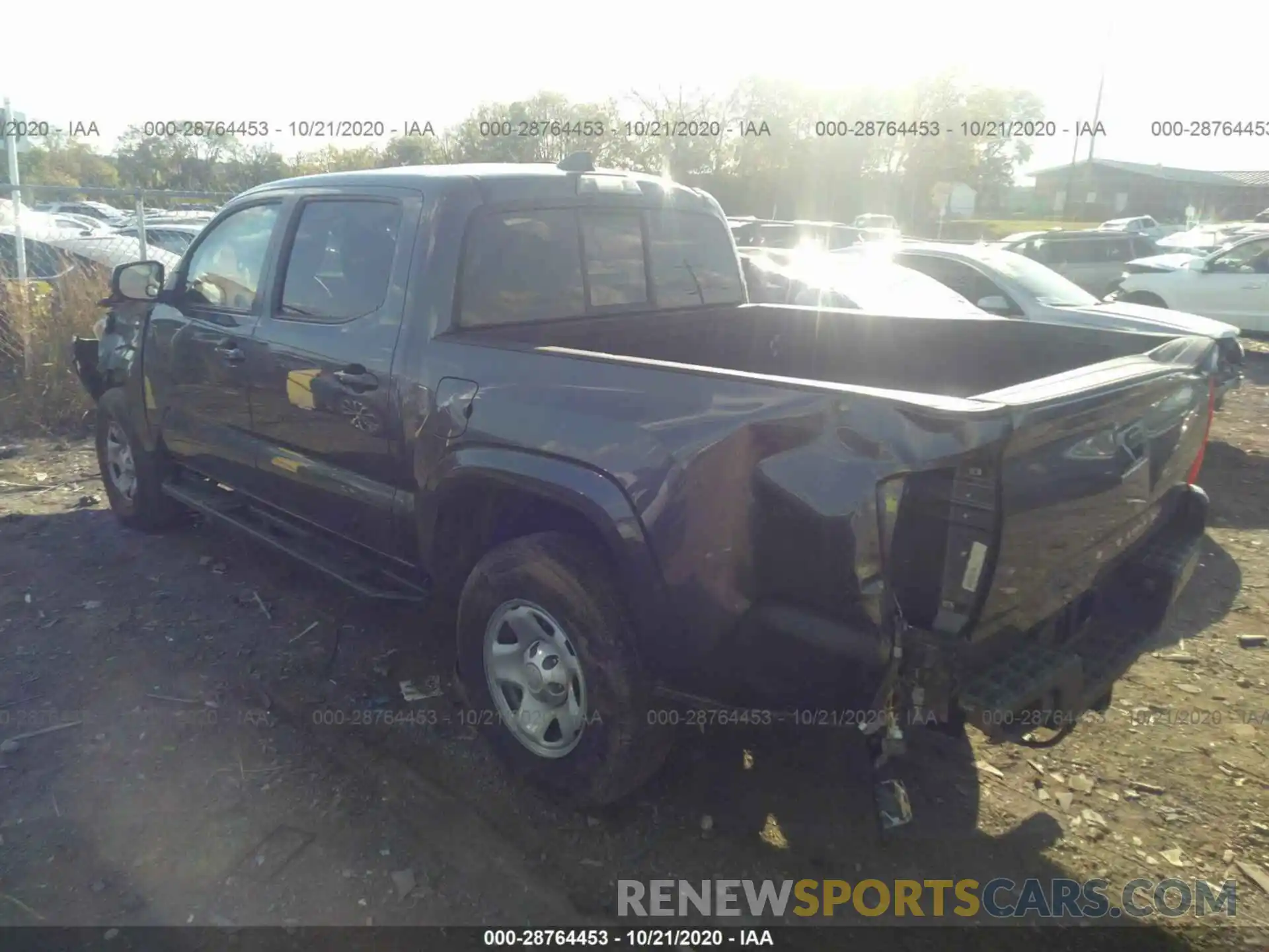 3 Photograph of a damaged car 5TFAX5GN6LX176643 TOYOTA TACOMA 2WD 2020