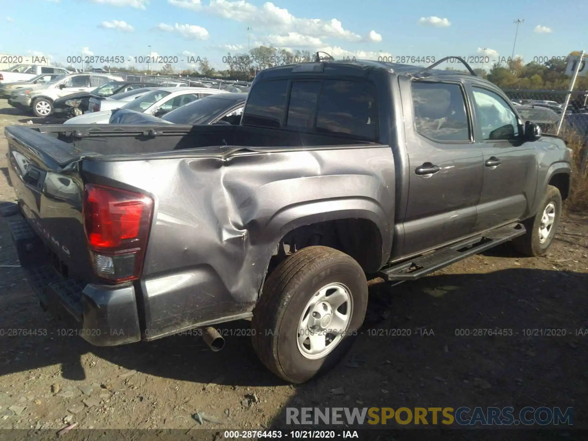 4 Фотография поврежденного автомобиля 5TFAX5GN6LX176643 TOYOTA TACOMA 2WD 2020