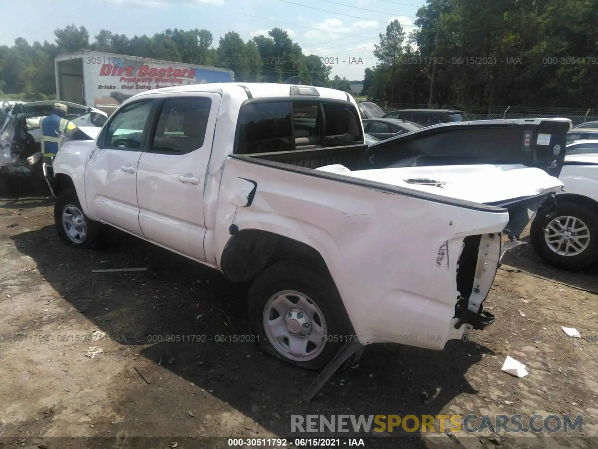 3 Photograph of a damaged car 5TFAX5GN6LX178599 TOYOTA TACOMA 2WD 2020