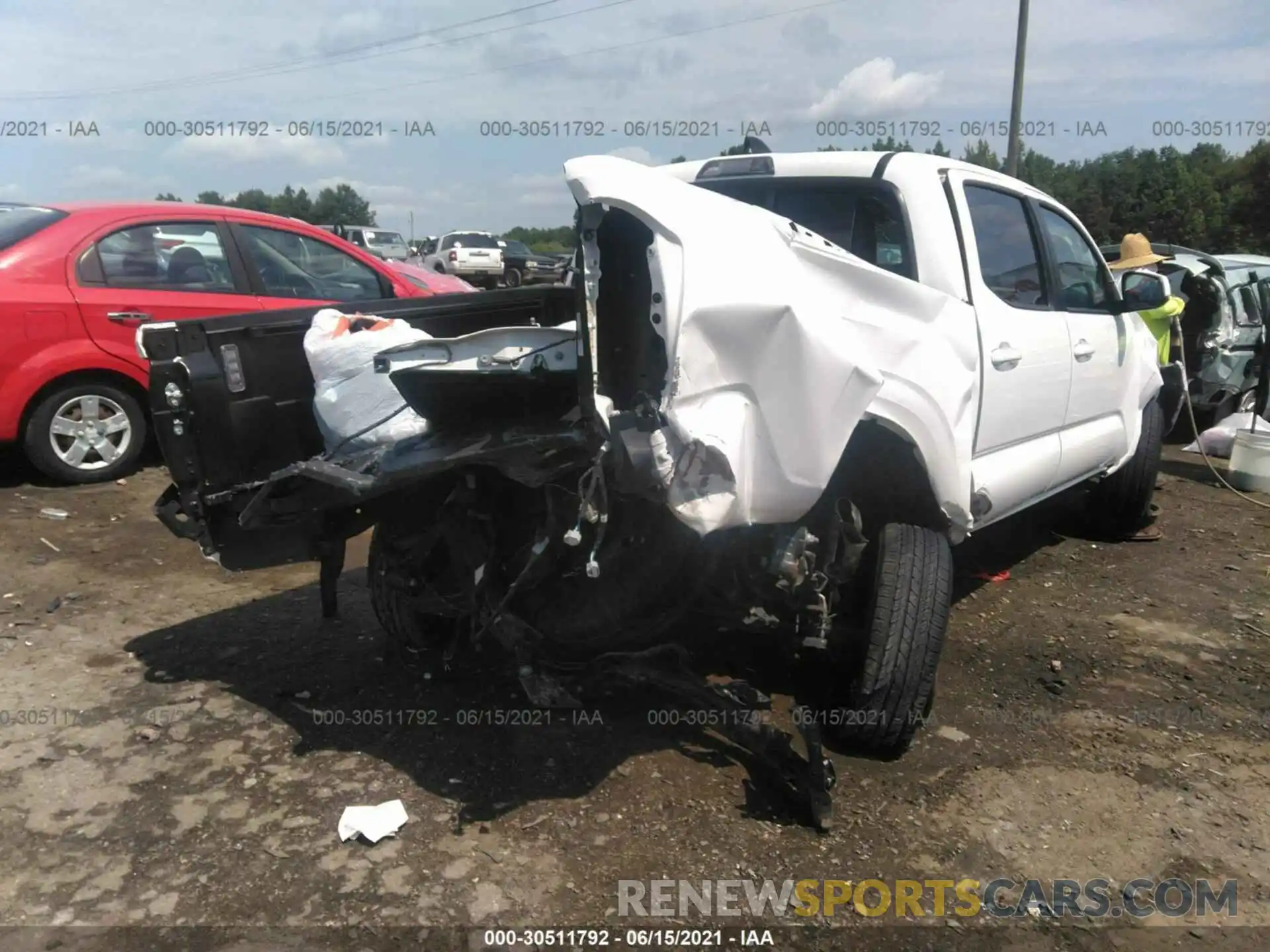 6 Photograph of a damaged car 5TFAX5GN6LX178599 TOYOTA TACOMA 2WD 2020