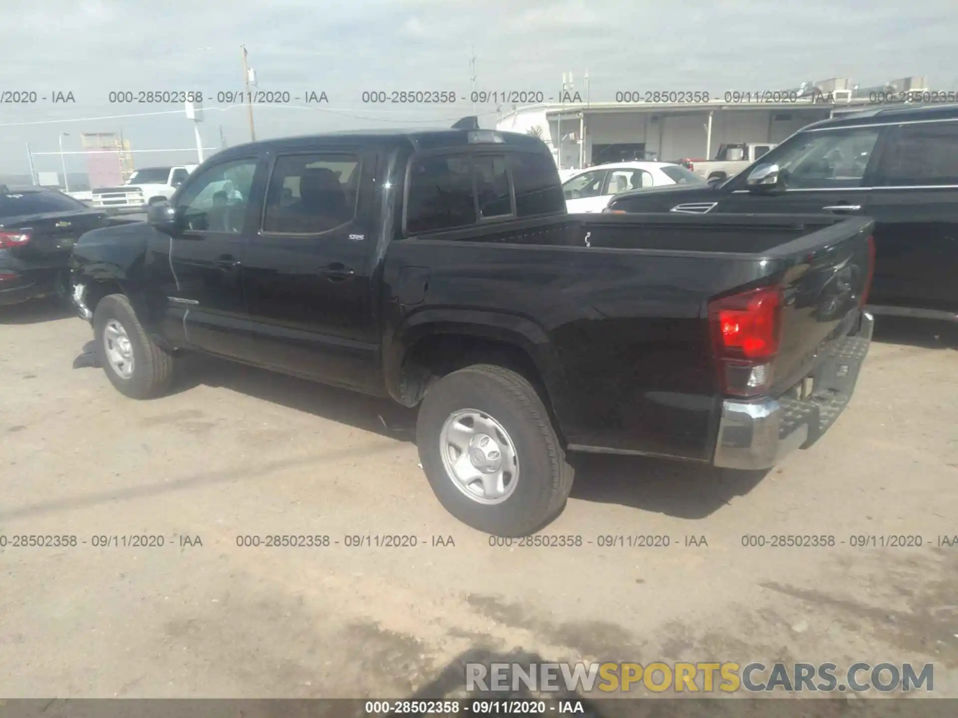 3 Photograph of a damaged car 5TFAX5GN6LX180644 TOYOTA TACOMA 2WD 2020