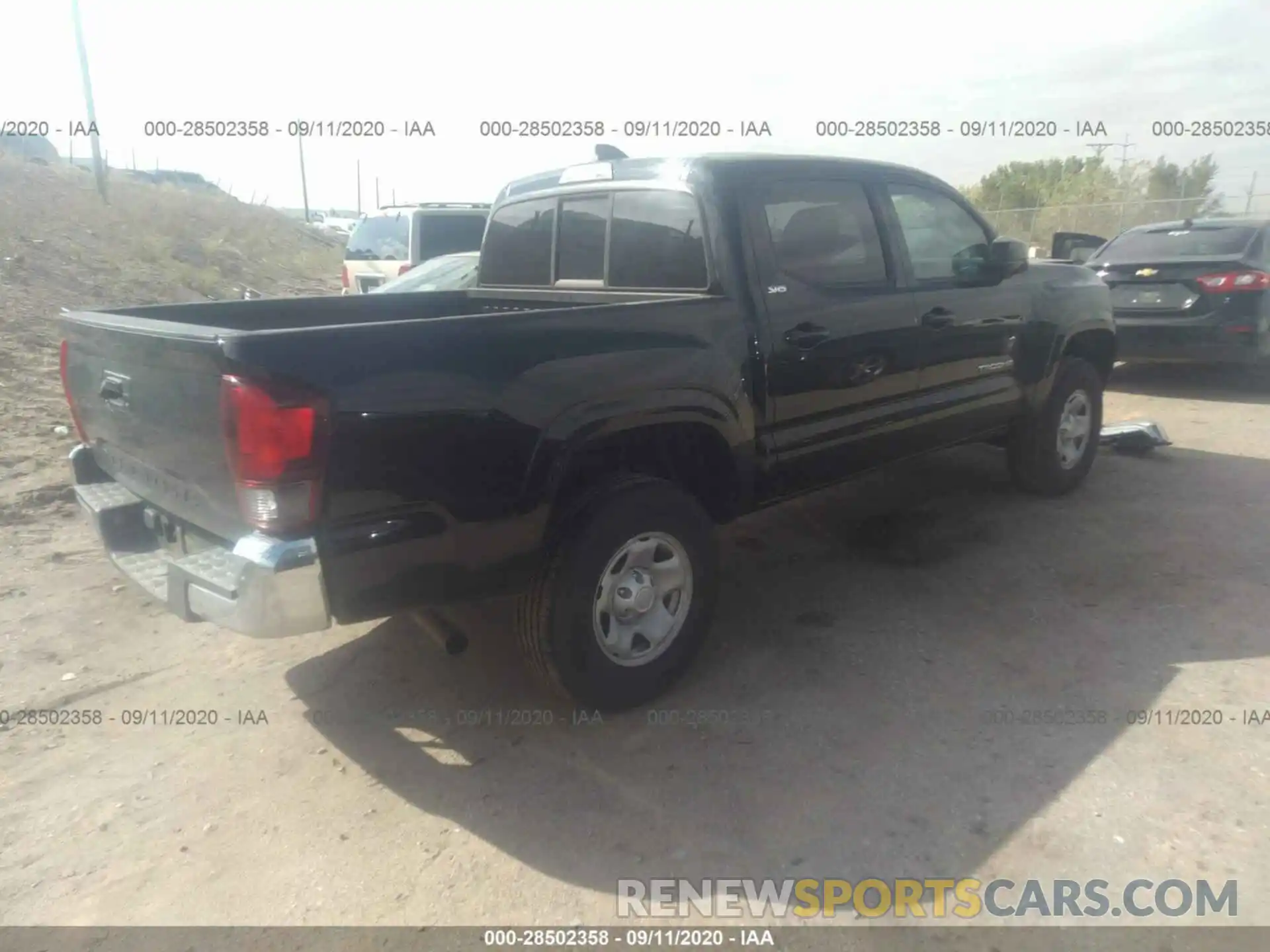 4 Photograph of a damaged car 5TFAX5GN6LX180644 TOYOTA TACOMA 2WD 2020