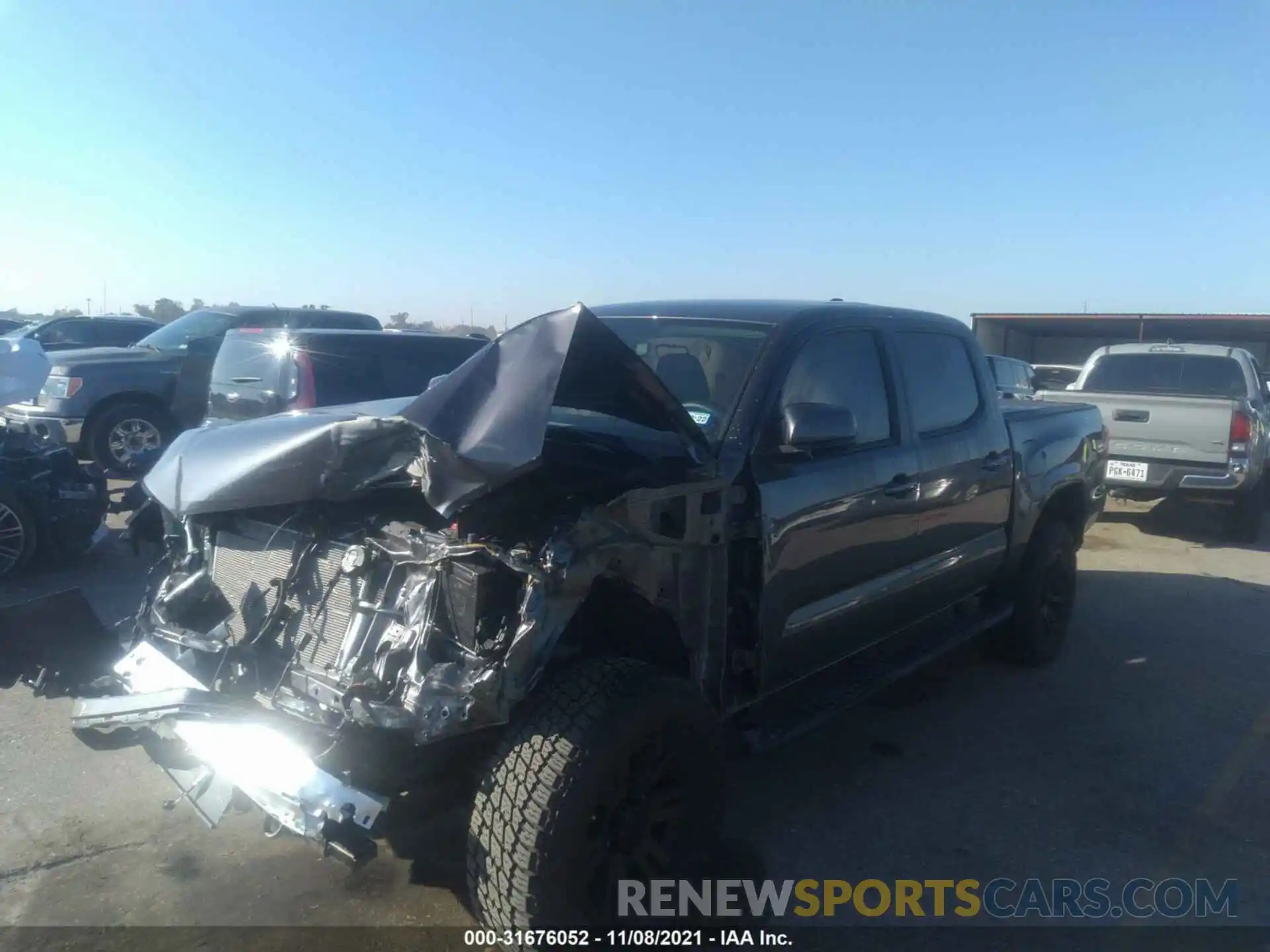 2 Photograph of a damaged car 5TFAX5GN6LX184709 TOYOTA TACOMA 2WD 2020