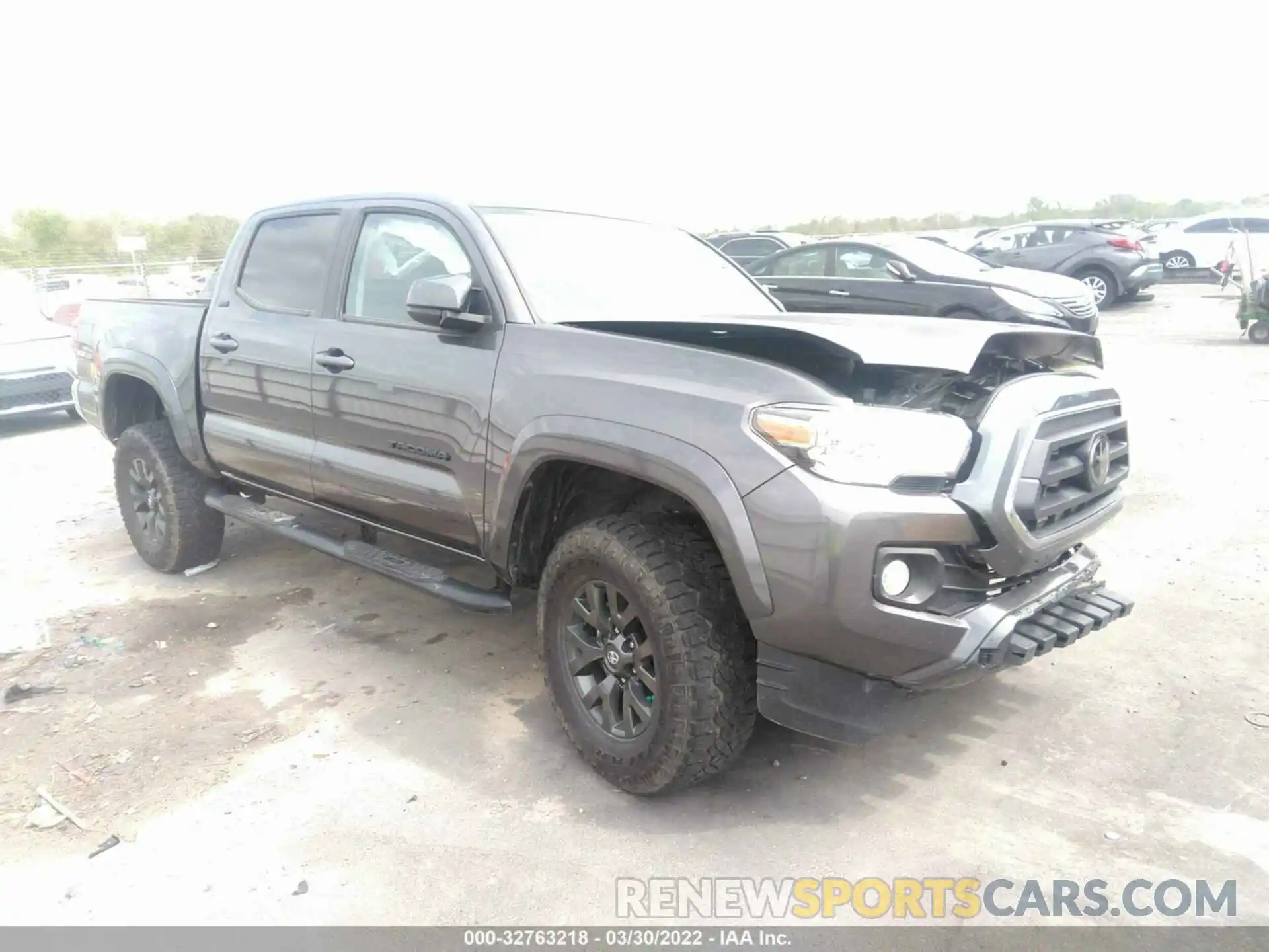 1 Photograph of a damaged car 5TFAX5GN6LX186332 TOYOTA TACOMA 2WD 2020