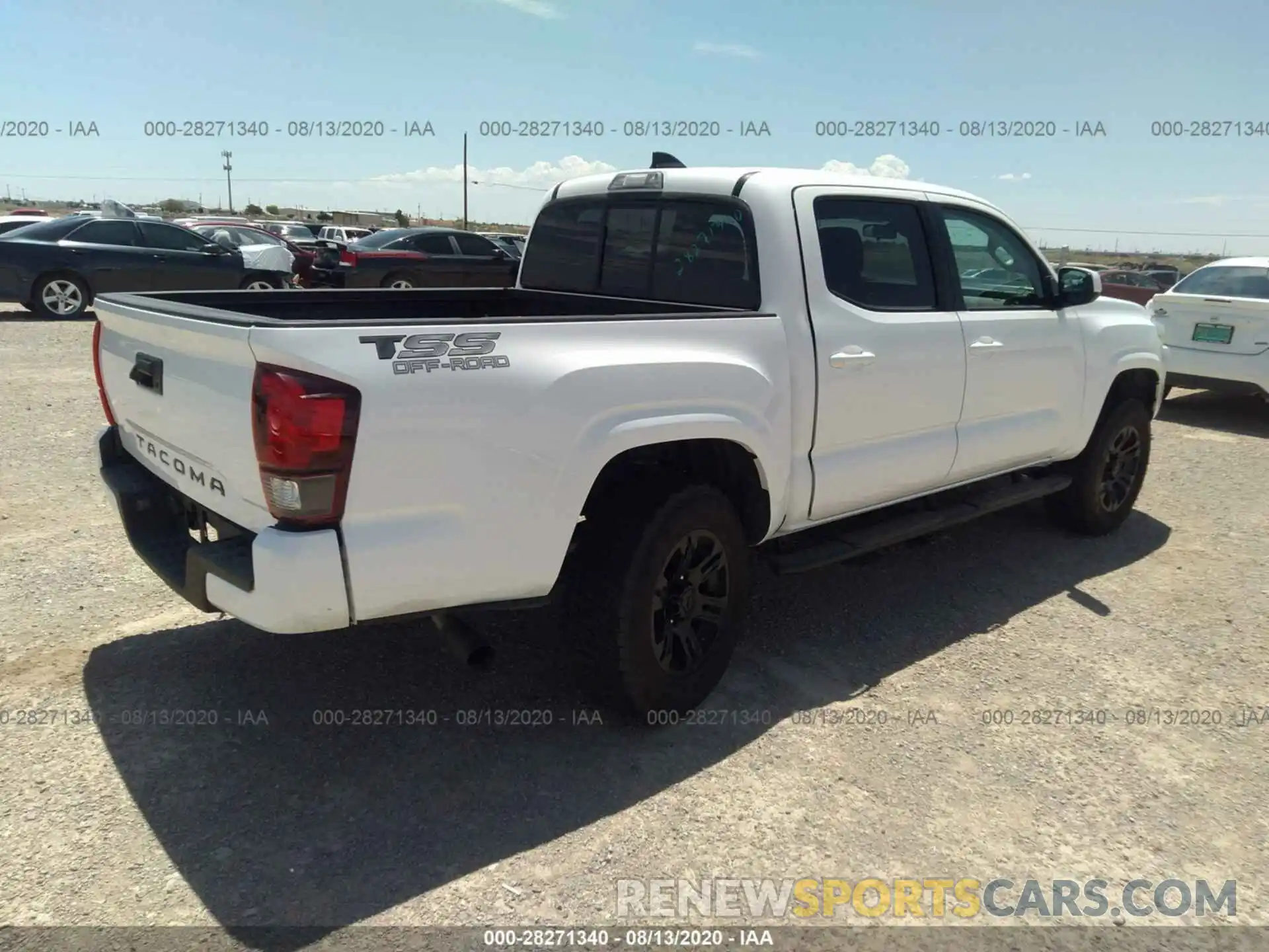 4 Фотография поврежденного автомобиля 5TFAX5GN7LX169958 TOYOTA TACOMA 2WD 2020