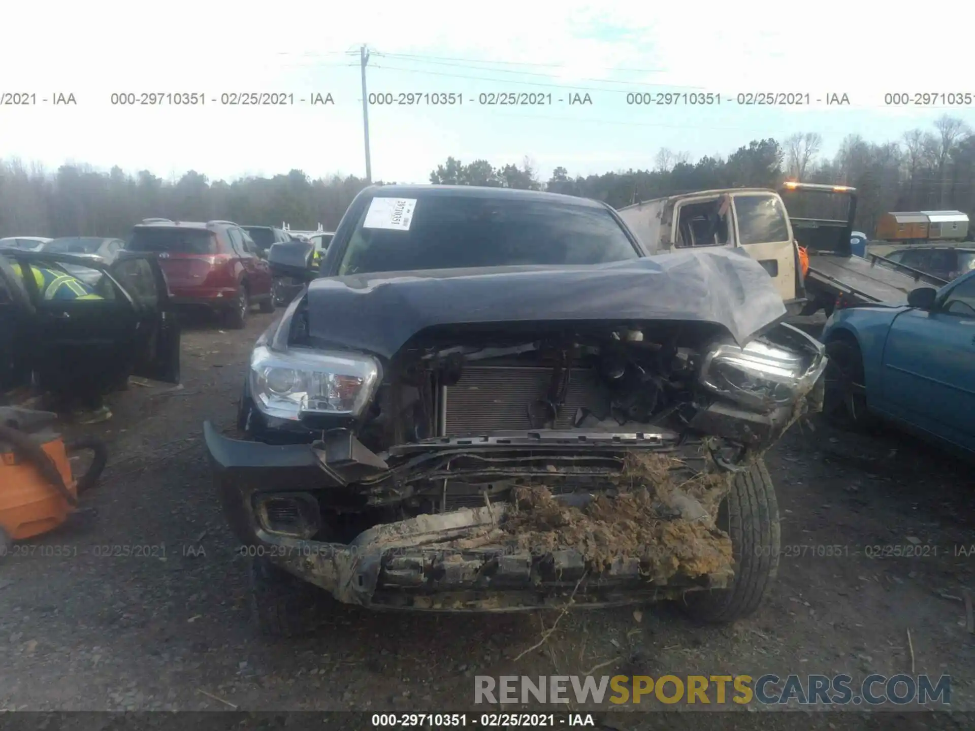 6 Photograph of a damaged car 5TFAX5GN7LX170866 TOYOTA TACOMA 2WD 2020