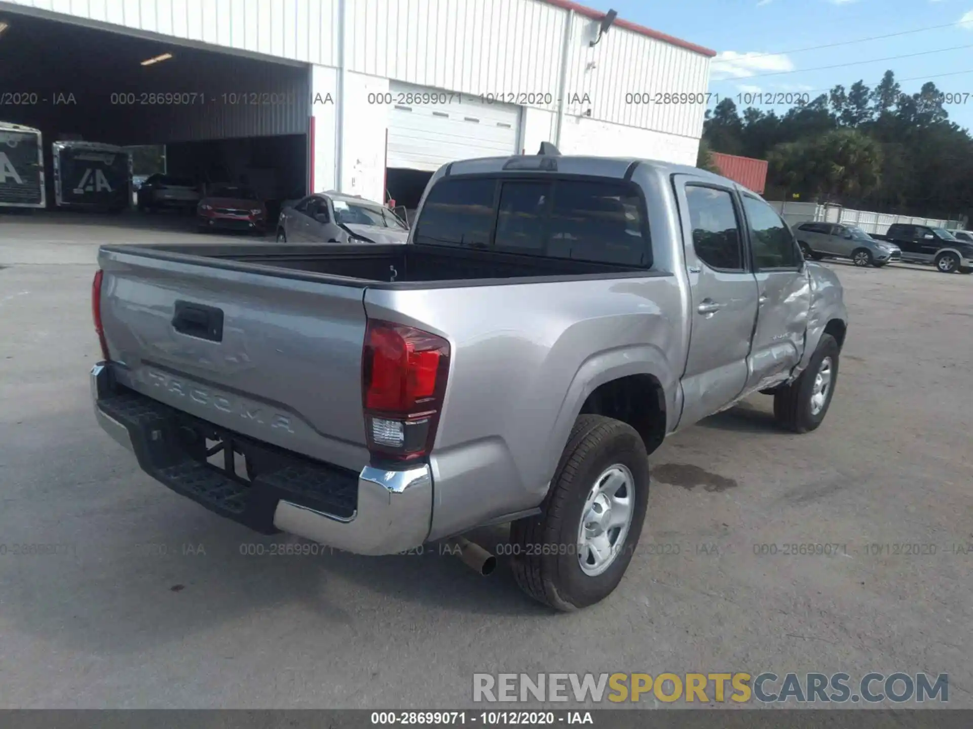 4 Photograph of a damaged car 5TFAX5GN7LX174075 TOYOTA TACOMA 2WD 2020