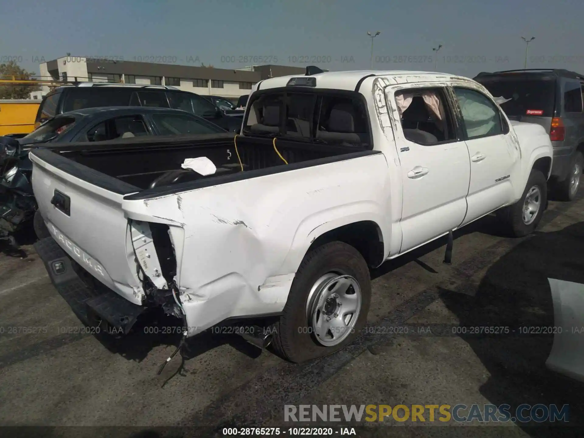 4 Photograph of a damaged car 5TFAX5GN7LX184959 TOYOTA TACOMA 2WD 2020