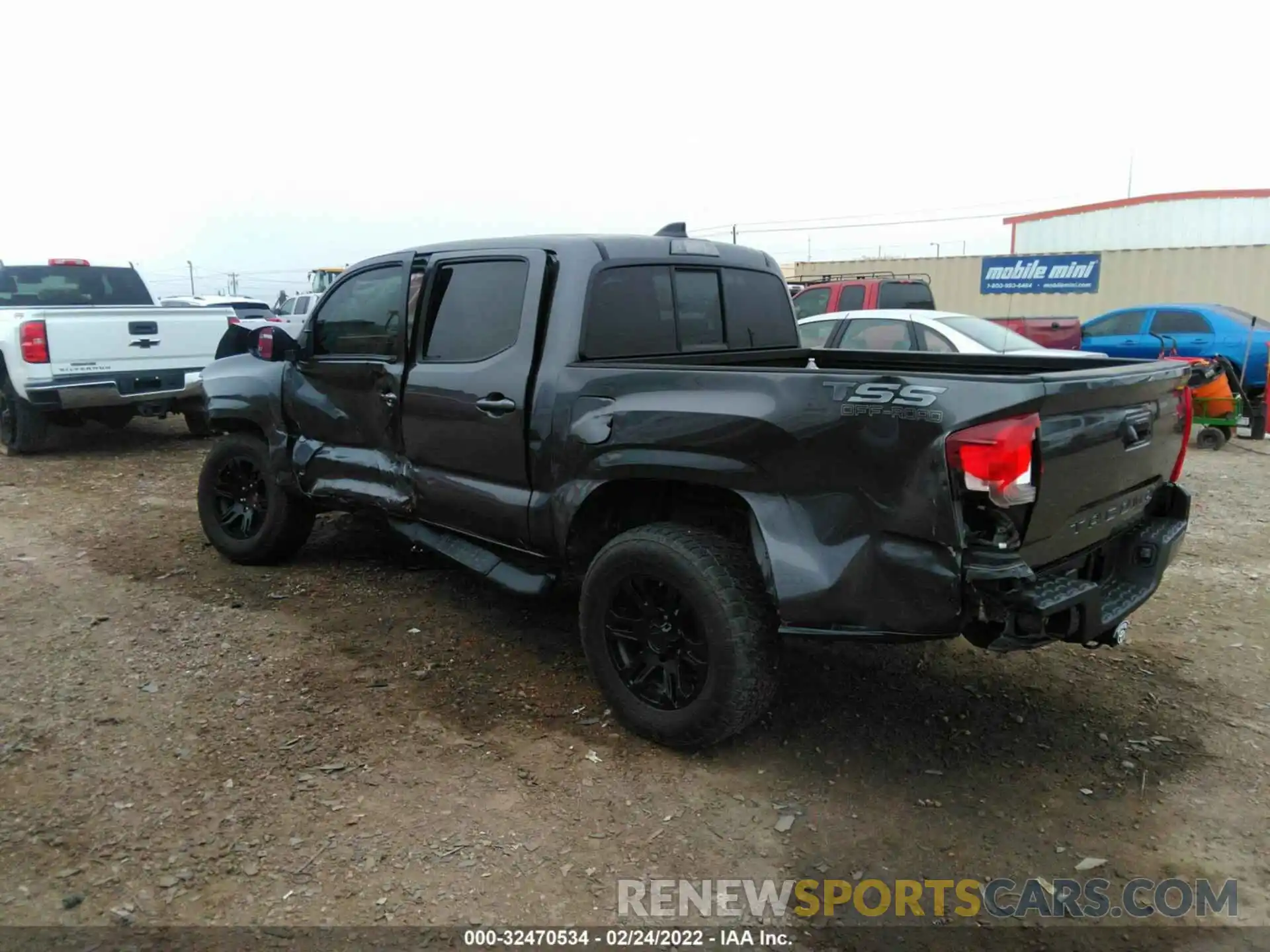 3 Photograph of a damaged car 5TFAX5GN7LX187442 TOYOTA TACOMA 2WD 2020