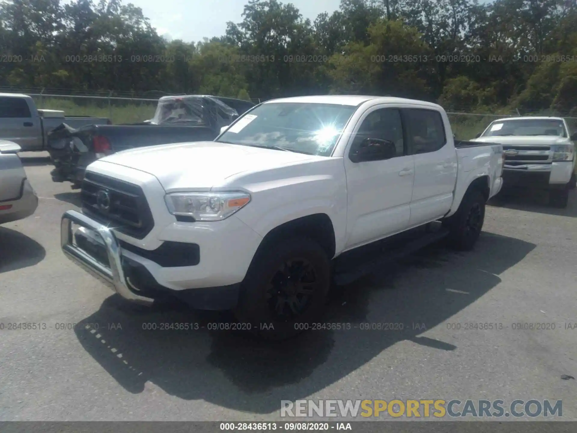 2 Photograph of a damaged car 5TFAX5GN8LX166485 TOYOTA TACOMA 2WD 2020