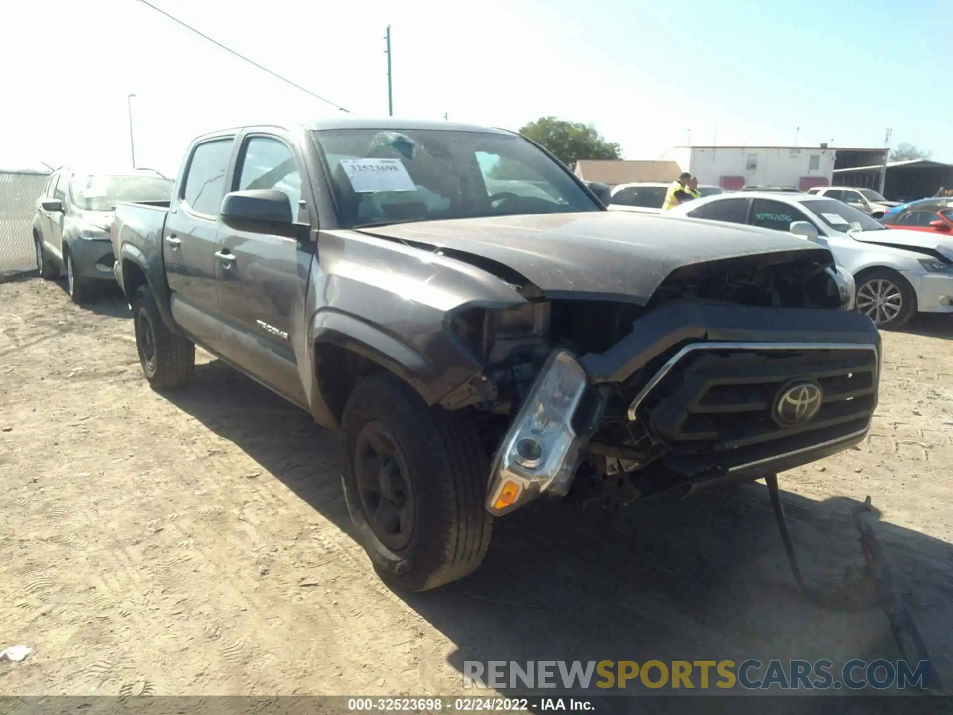 1 Photograph of a damaged car 5TFAX5GN8LX170195 TOYOTA TACOMA 2WD 2020