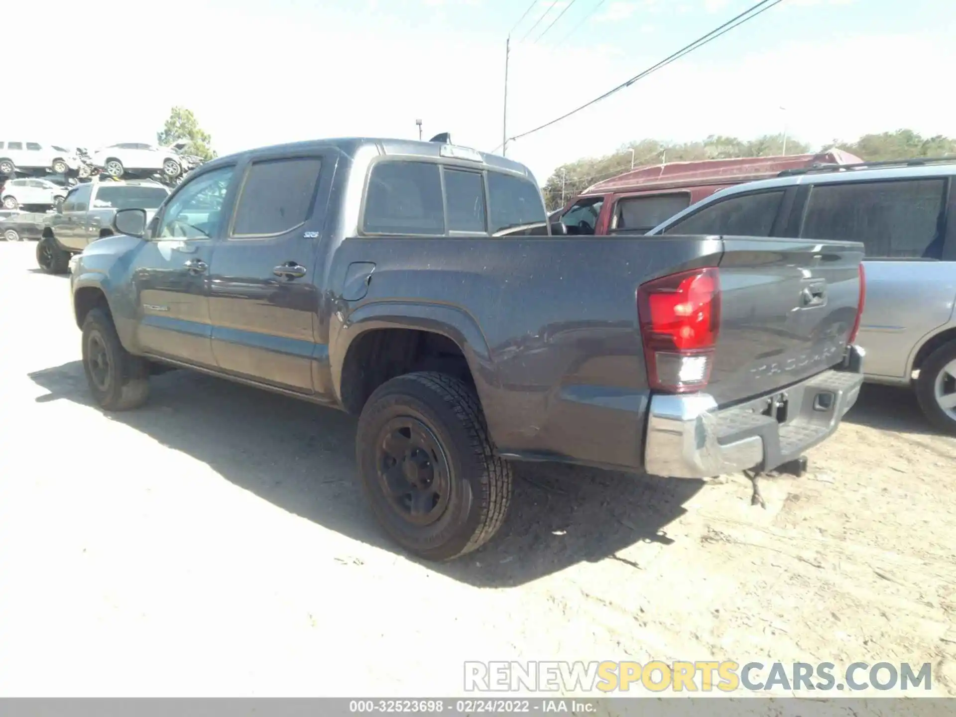 3 Photograph of a damaged car 5TFAX5GN8LX170195 TOYOTA TACOMA 2WD 2020