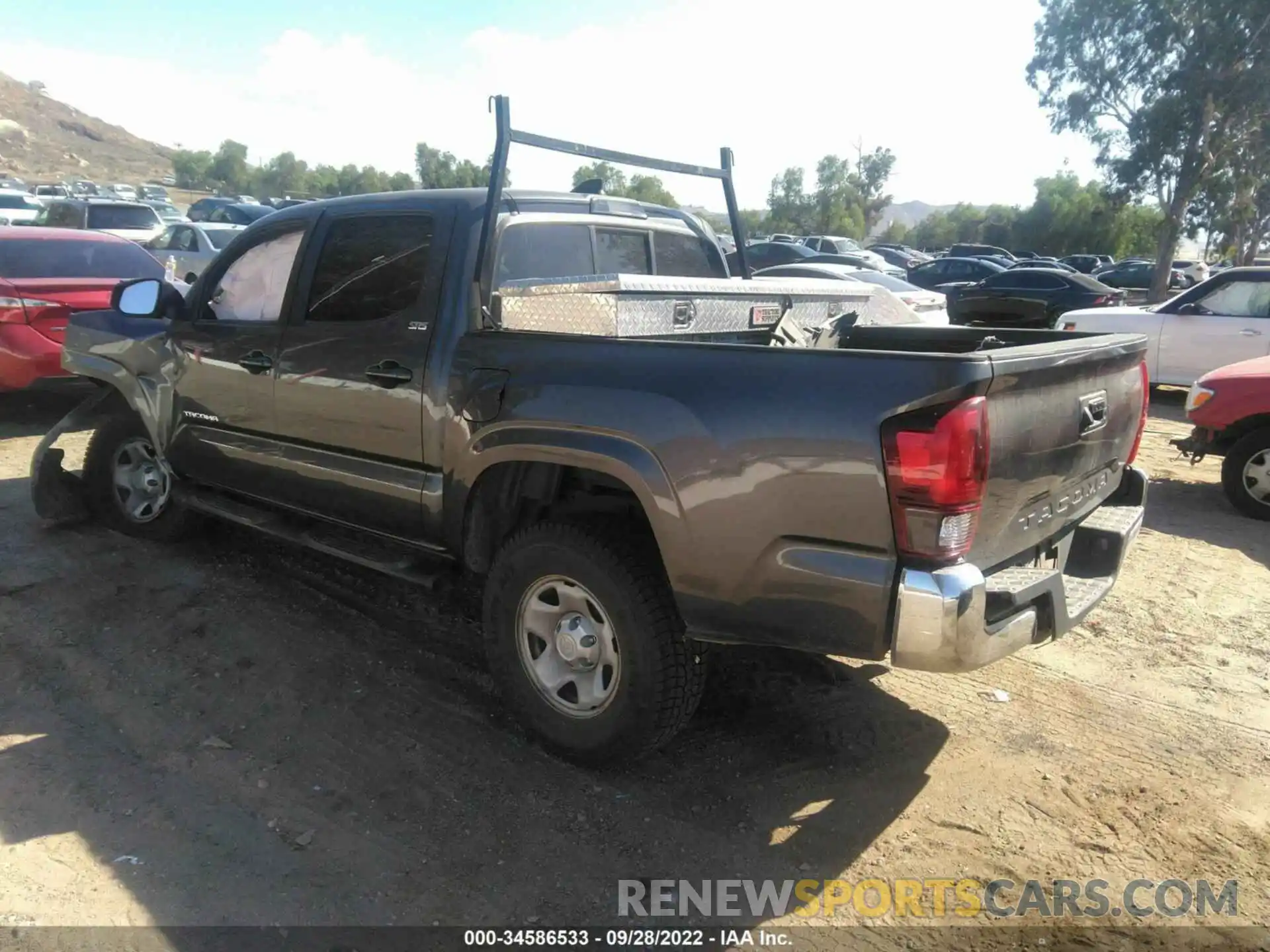 3 Photograph of a damaged car 5TFAX5GN8LX175686 TOYOTA TACOMA 2WD 2020