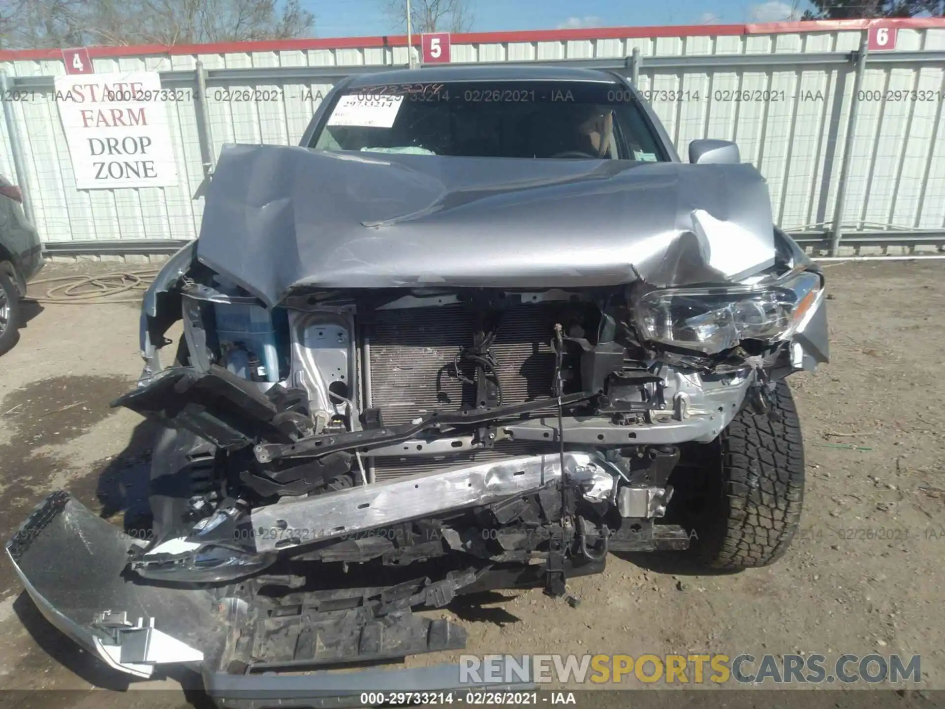 6 Фотография поврежденного автомобиля 5TFAX5GN8LX176790 TOYOTA TACOMA 2WD 2020