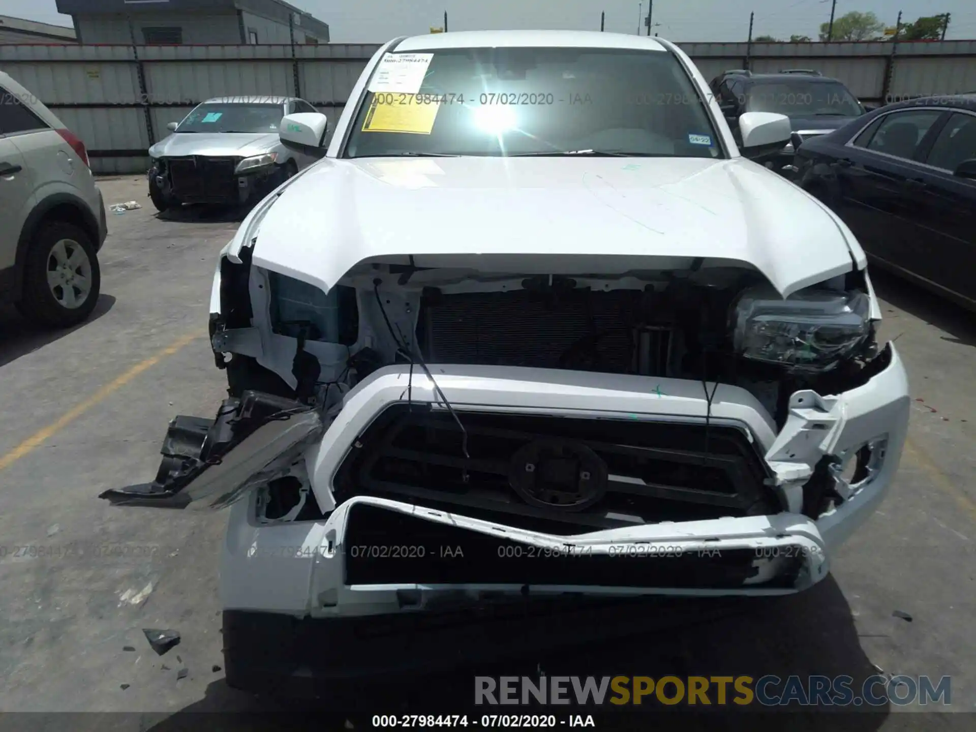 6 Photograph of a damaged car 5TFAX5GN8LX177809 TOYOTA TACOMA 2WD 2020