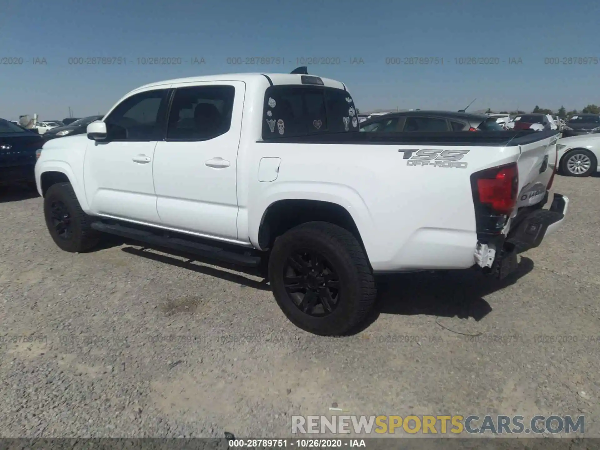 3 Photograph of a damaged car 5TFAX5GN8LX180905 TOYOTA TACOMA 2WD 2020