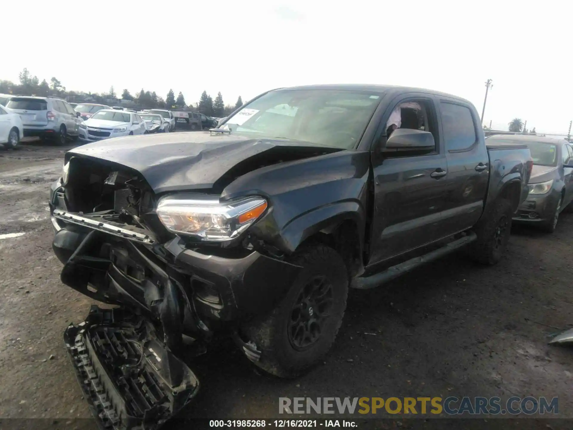 2 Photograph of a damaged car 5TFAX5GN8LX186834 TOYOTA TACOMA 2WD 2020