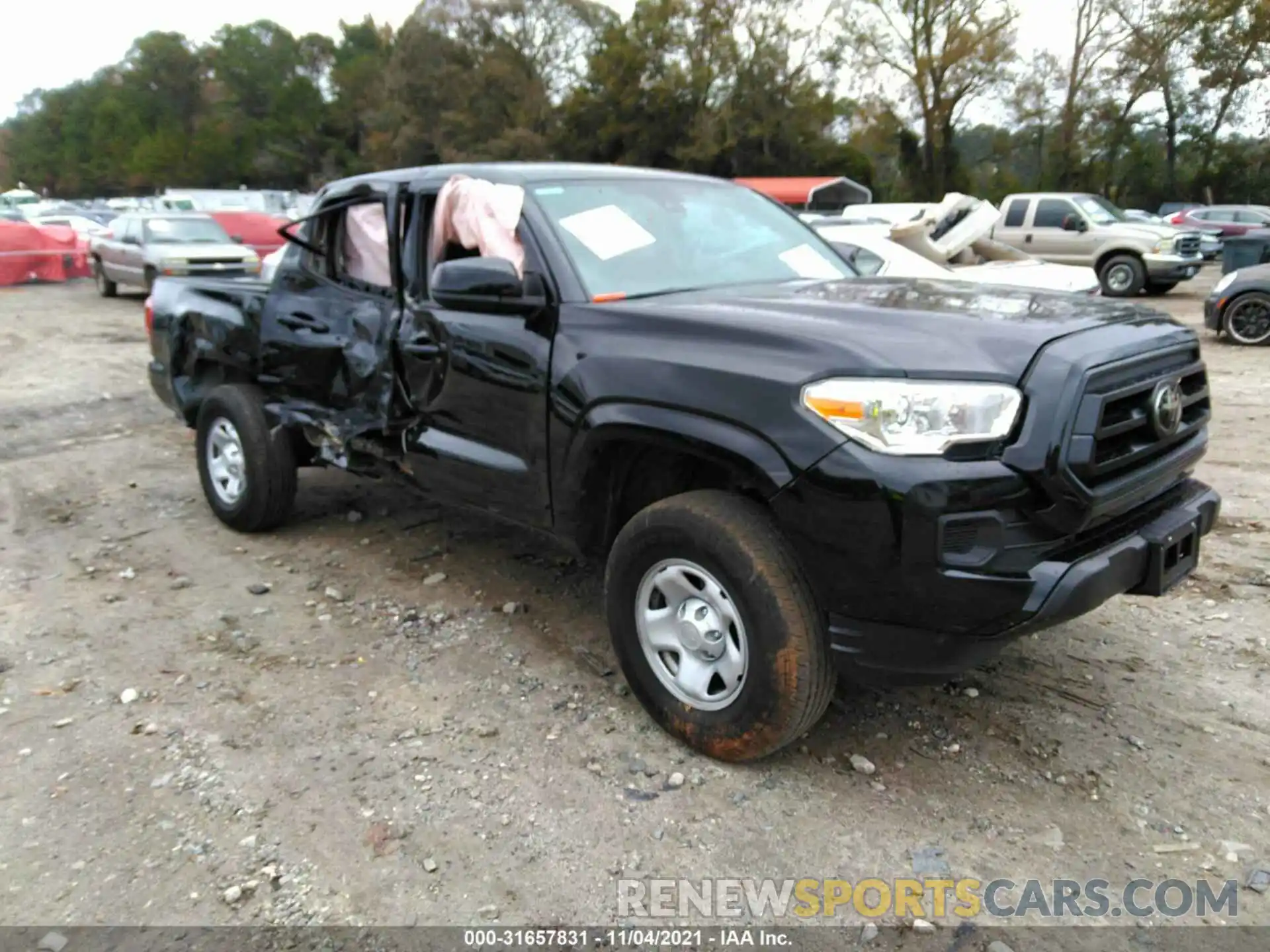 1 Photograph of a damaged car 5TFAX5GN8LX187059 TOYOTA TACOMA 2WD 2020