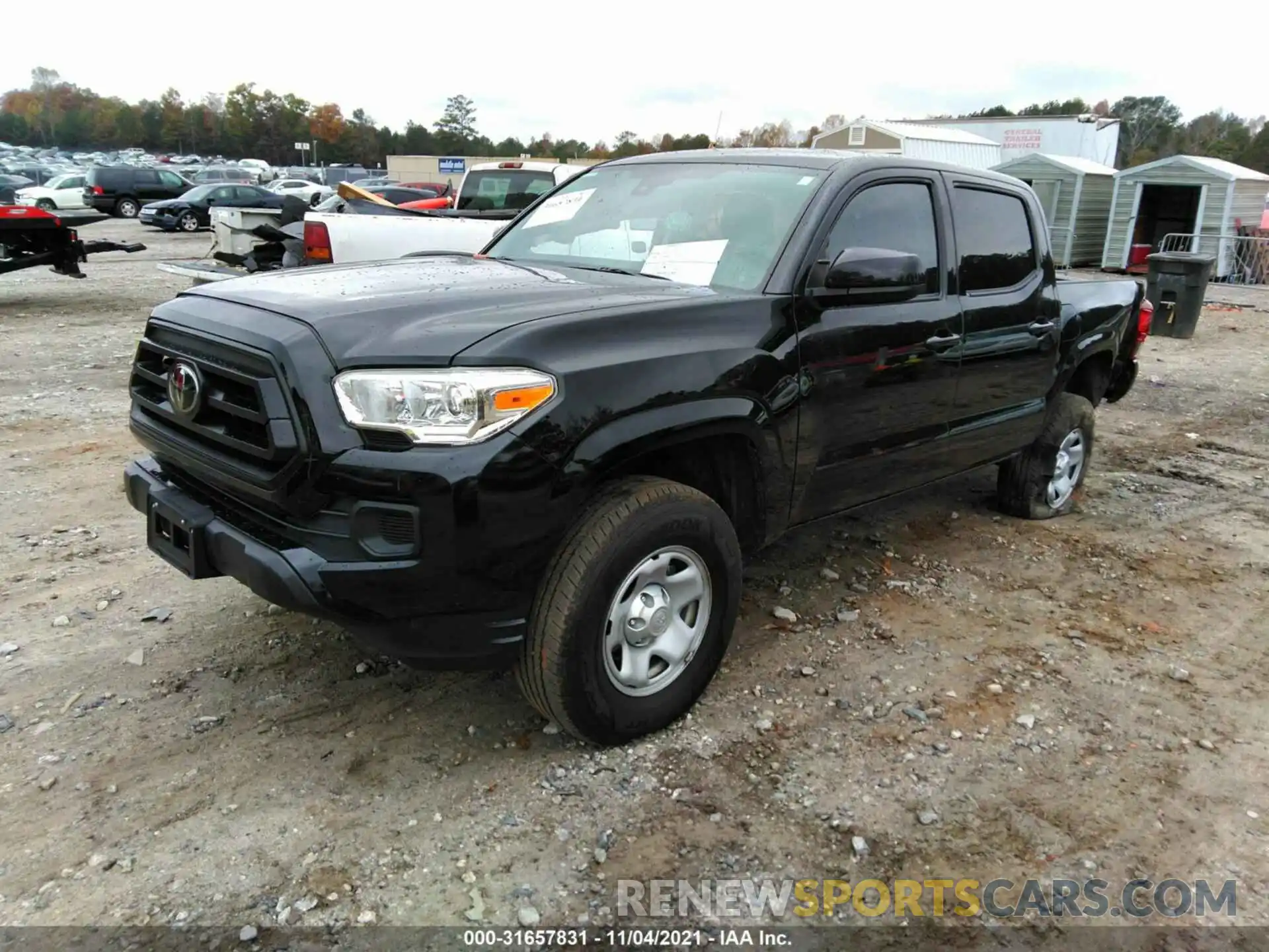 2 Photograph of a damaged car 5TFAX5GN8LX187059 TOYOTA TACOMA 2WD 2020