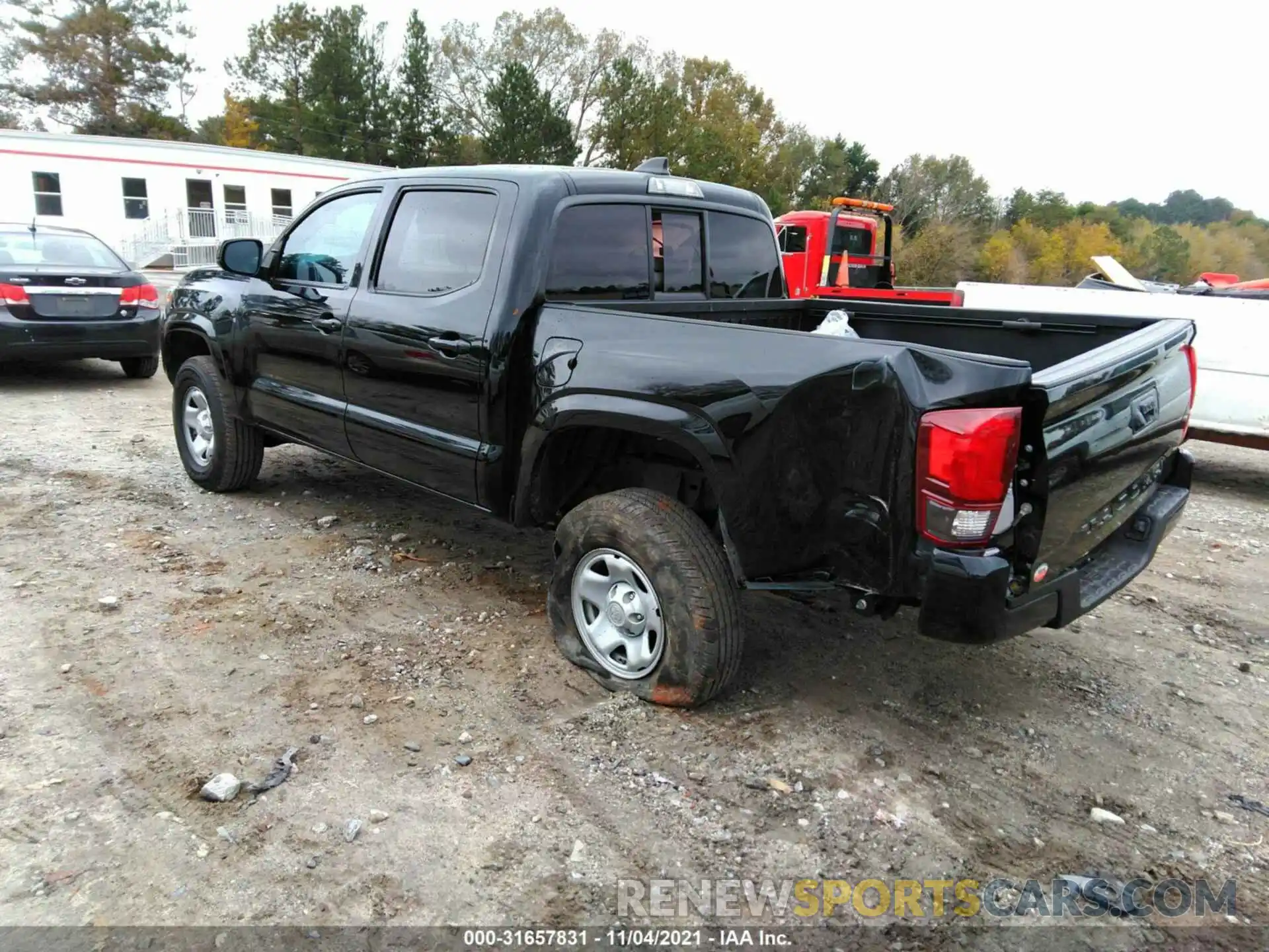 3 Photograph of a damaged car 5TFAX5GN8LX187059 TOYOTA TACOMA 2WD 2020