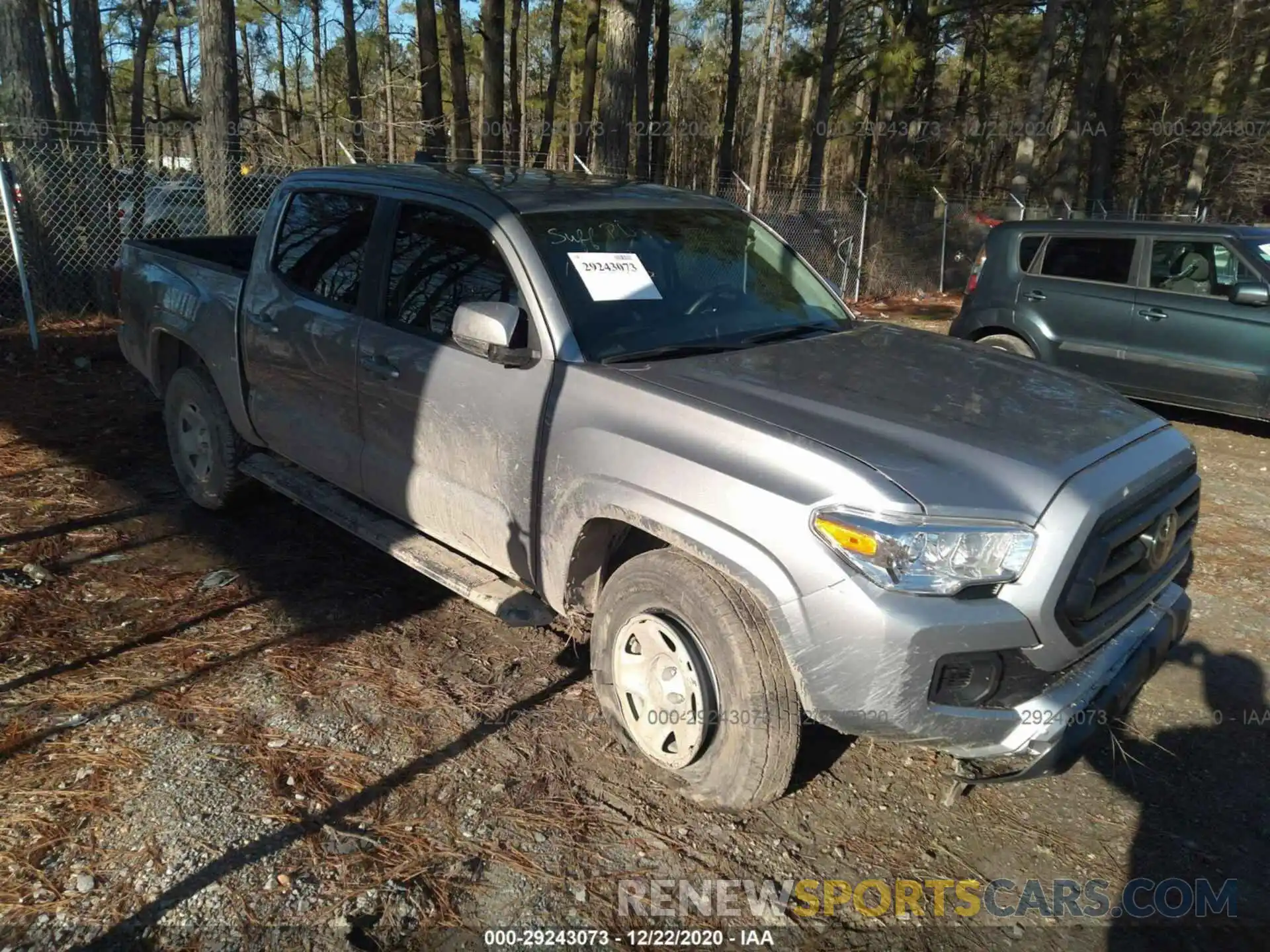 1 Photograph of a damaged car 5TFAX5GN9LX165636 TOYOTA TACOMA 2WD 2020