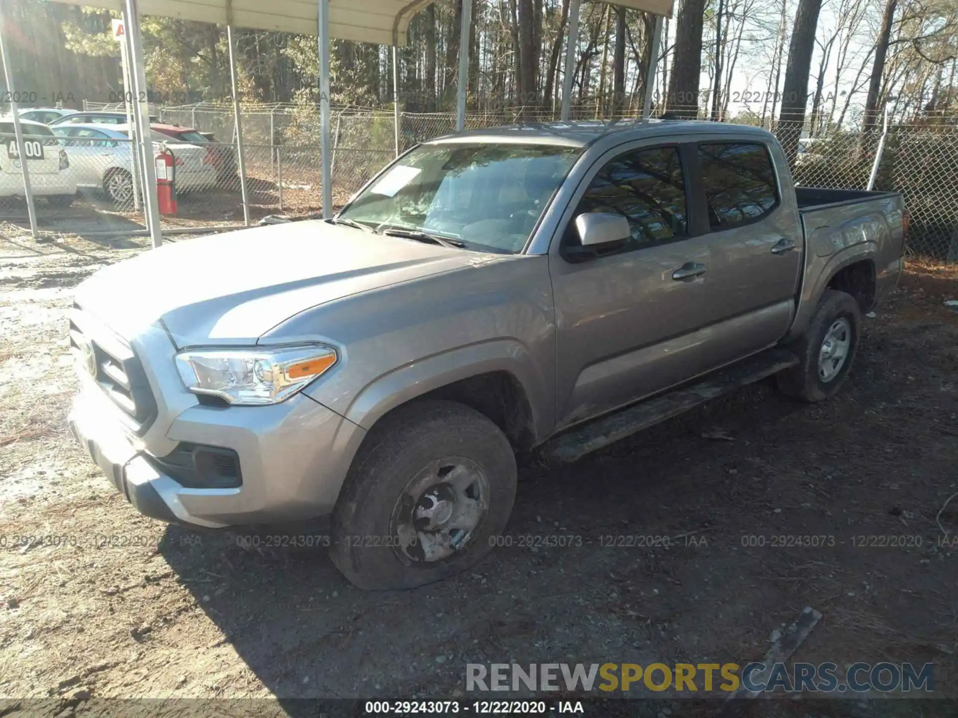 2 Photograph of a damaged car 5TFAX5GN9LX165636 TOYOTA TACOMA 2WD 2020