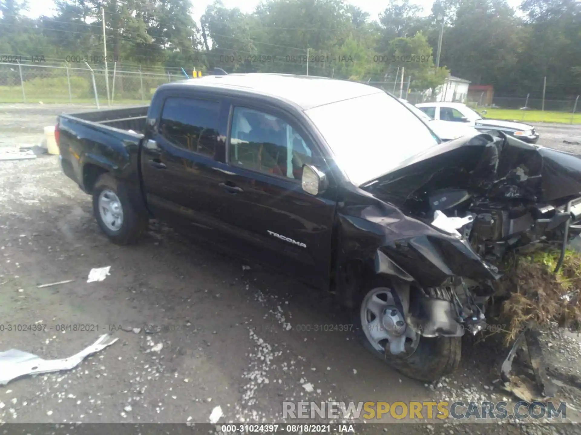 1 Photograph of a damaged car 5TFAX5GN9LX167029 TOYOTA TACOMA 2WD 2020