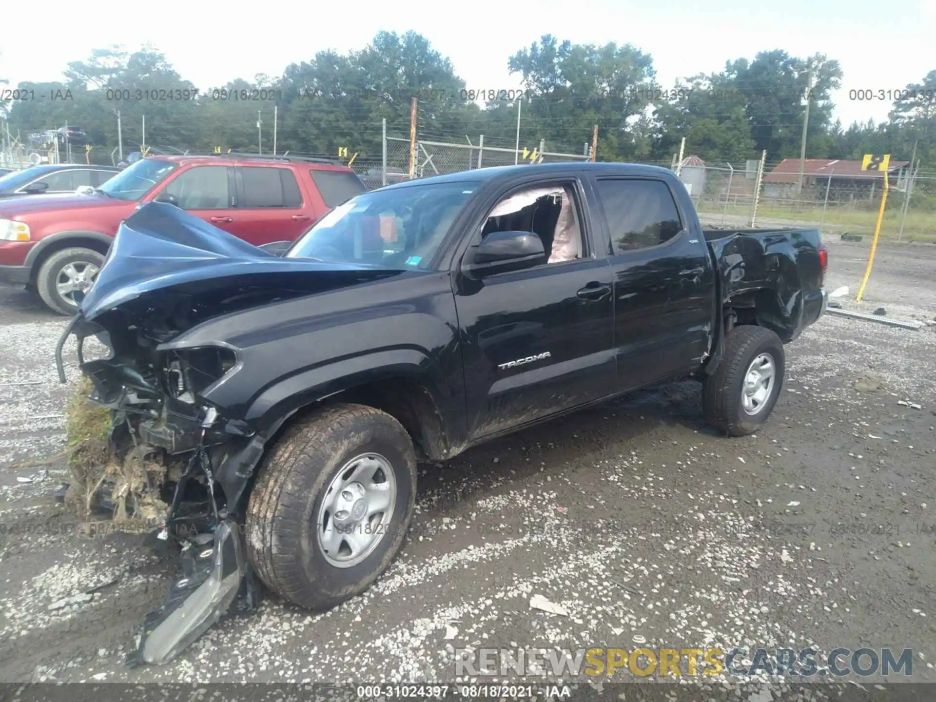 2 Photograph of a damaged car 5TFAX5GN9LX167029 TOYOTA TACOMA 2WD 2020