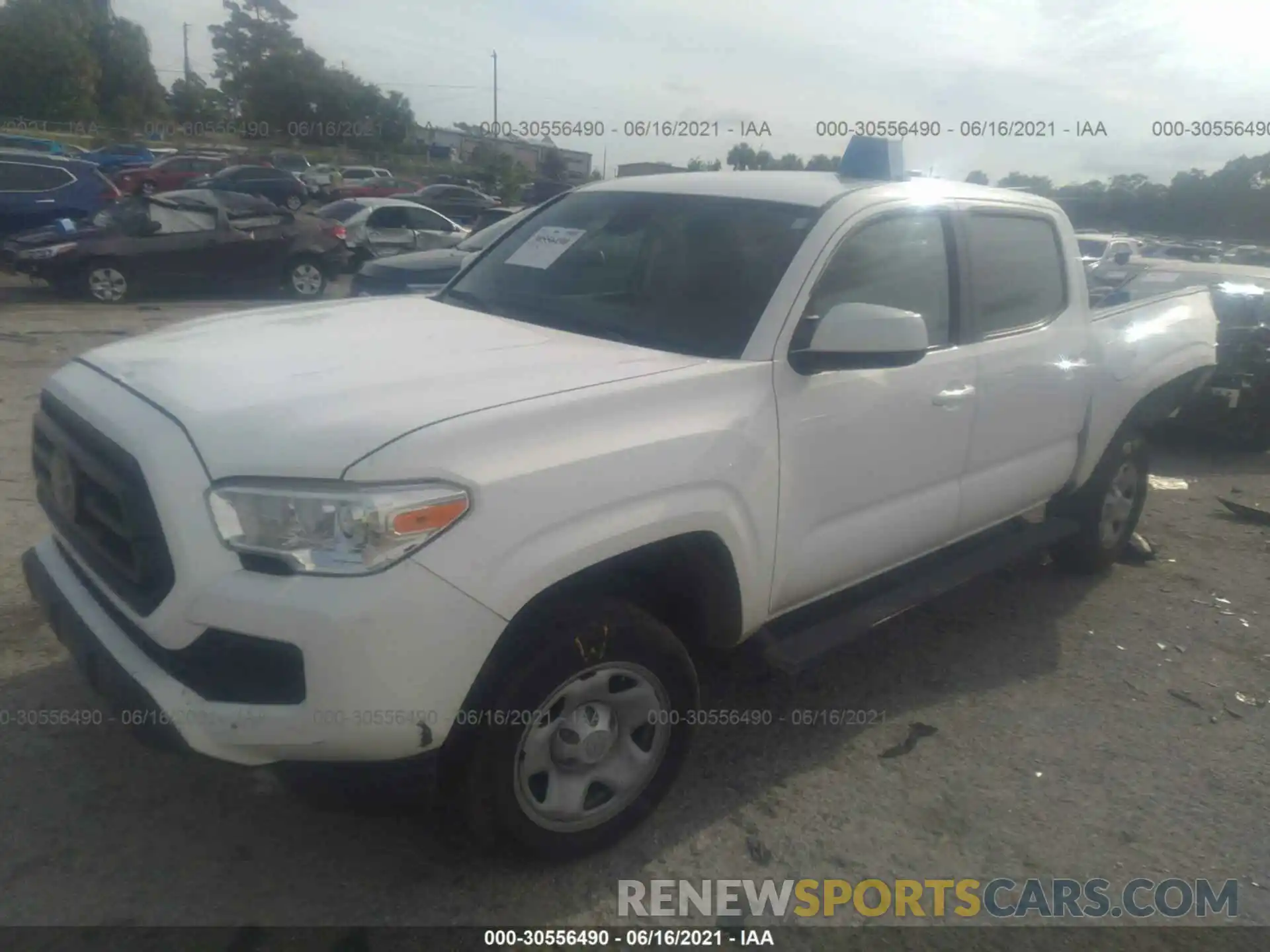 2 Photograph of a damaged car 5TFAX5GN9LX168519 TOYOTA TACOMA 2WD 2020