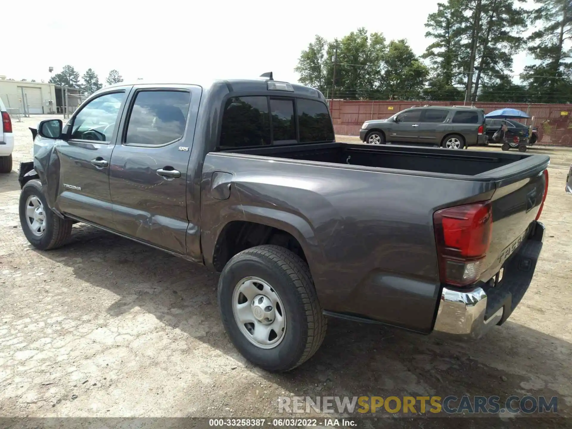 3 Photograph of a damaged car 5TFAX5GN9LX172991 TOYOTA TACOMA 2WD 2020