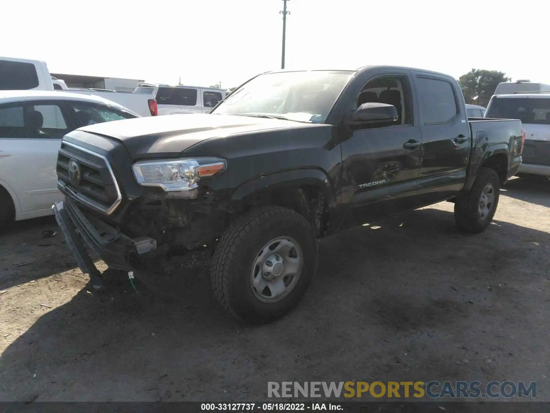 2 Photograph of a damaged car 5TFAX5GN9LX173137 TOYOTA TACOMA 2WD 2020