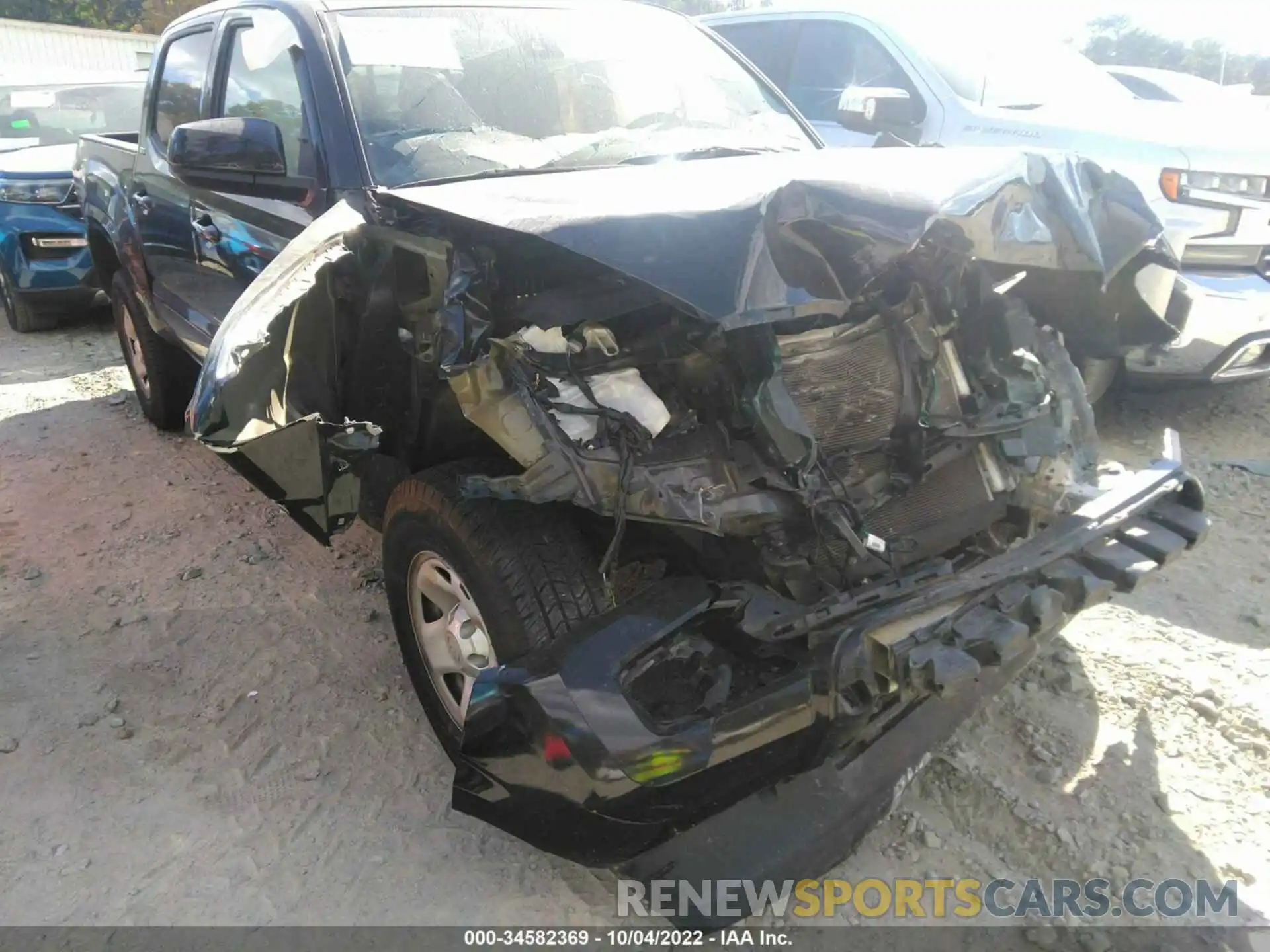 1 Photograph of a damaged car 5TFAX5GN9LX175650 TOYOTA TACOMA 2WD 2020