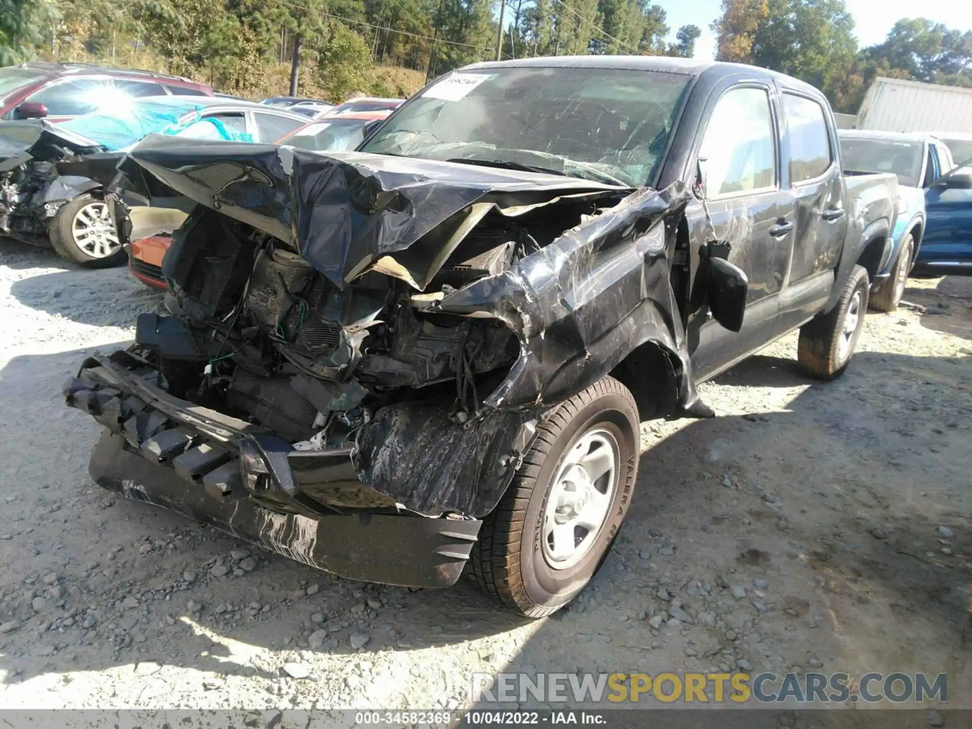 2 Photograph of a damaged car 5TFAX5GN9LX175650 TOYOTA TACOMA 2WD 2020