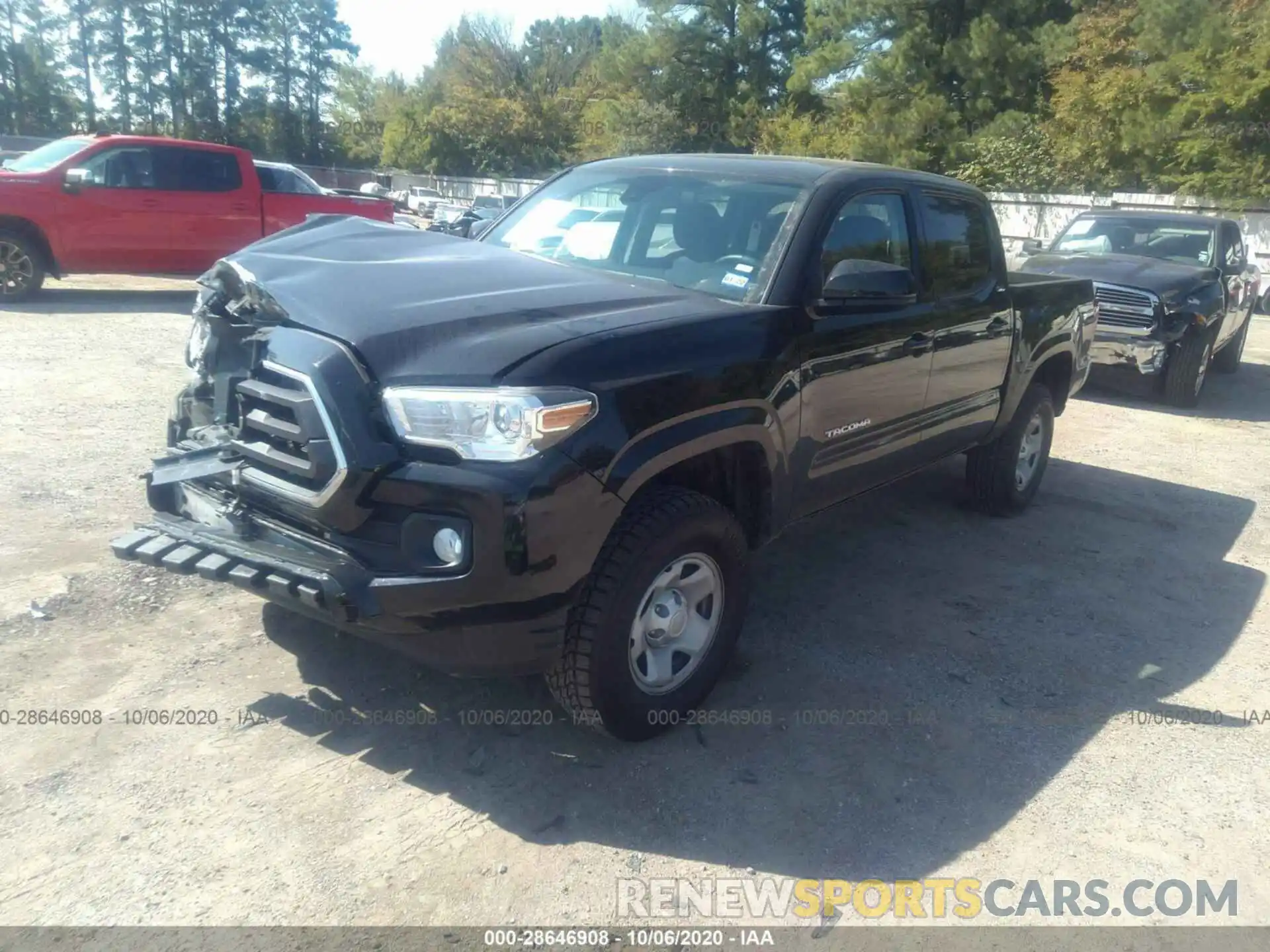 2 Photograph of a damaged car 5TFAX5GN9LX178371 TOYOTA TACOMA 2WD 2020