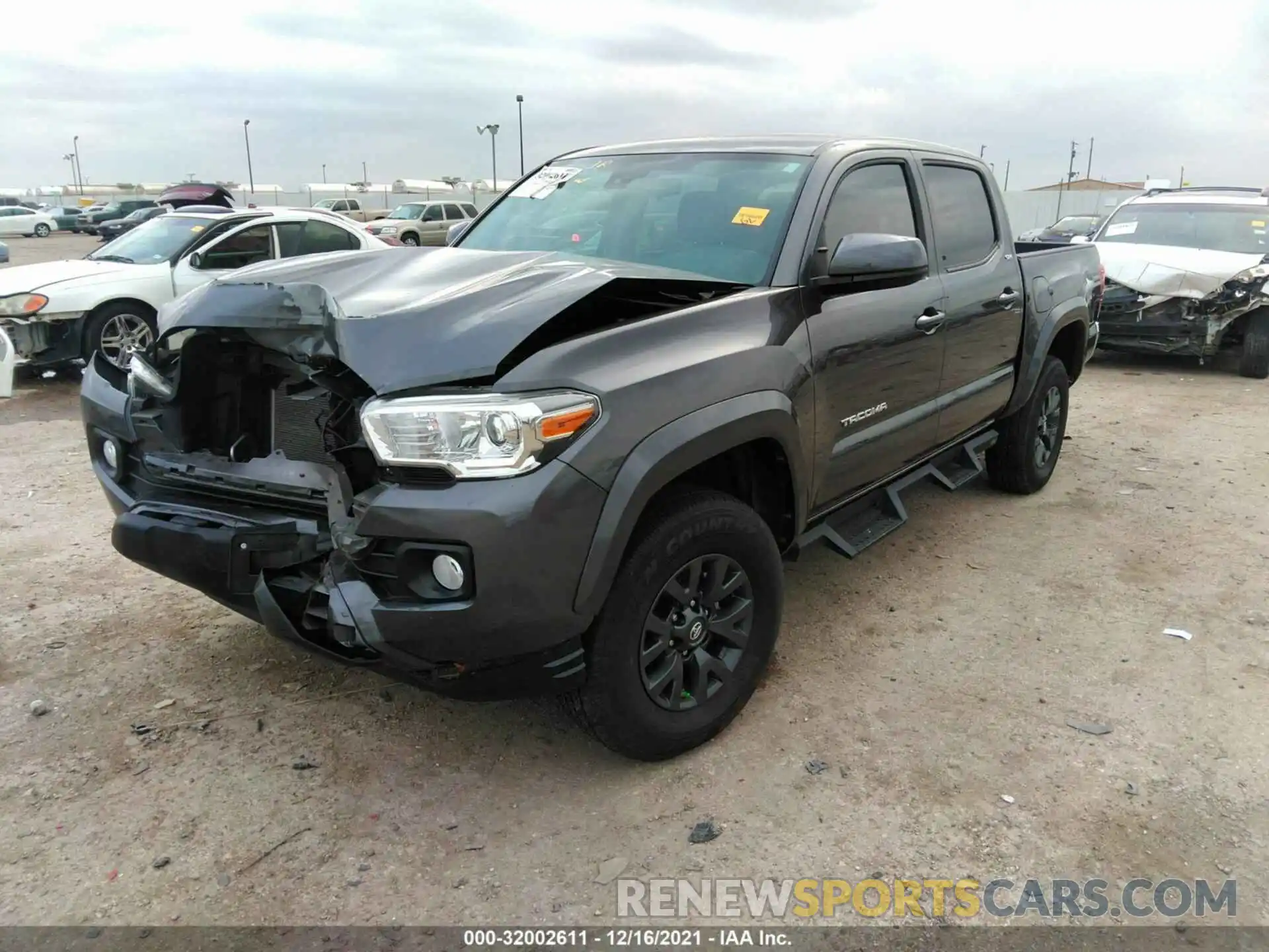 2 Photograph of a damaged car 5TFAX5GN9LX179889 TOYOTA TACOMA 2WD 2020