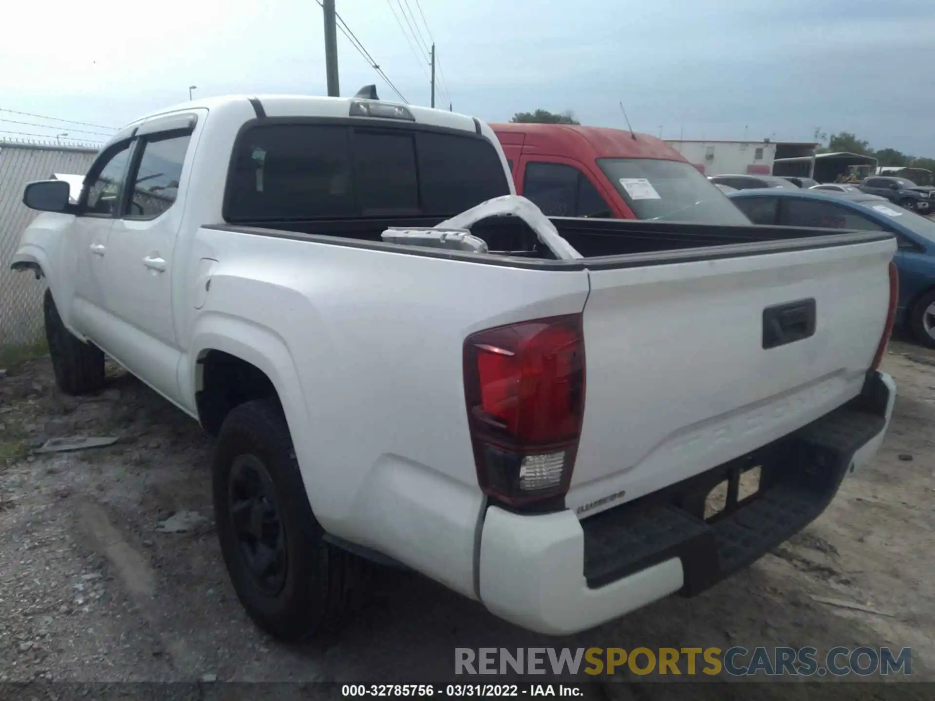 3 Photograph of a damaged car 5TFAX5GN9LX184476 TOYOTA TACOMA 2WD 2020