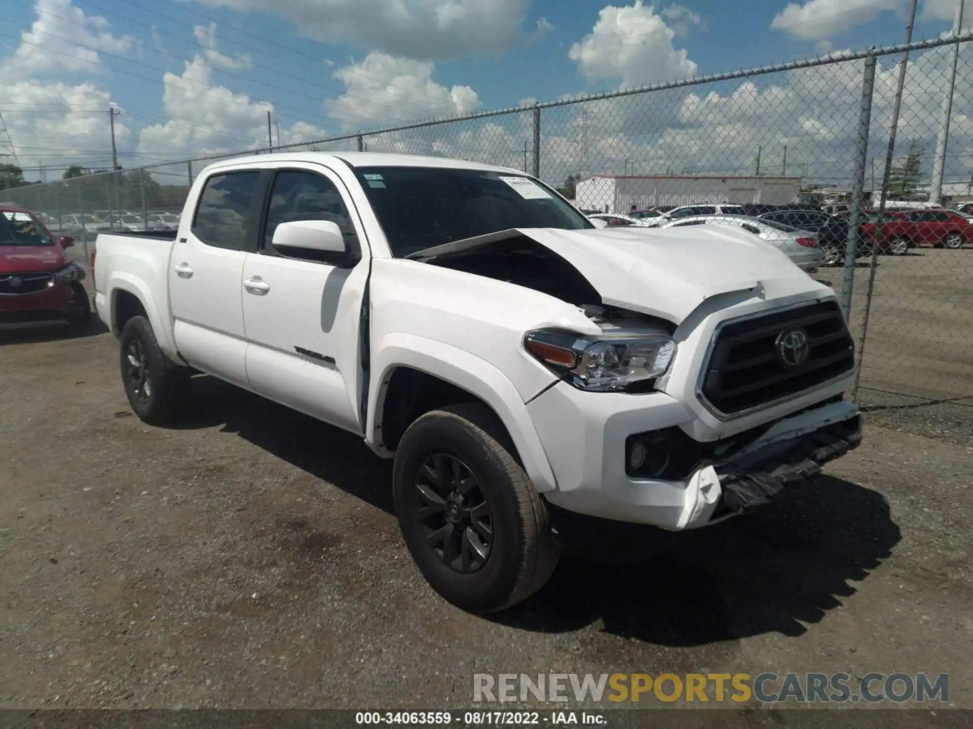 1 Photograph of a damaged car 5TFAX5GN9LX185207 TOYOTA TACOMA 2WD 2020