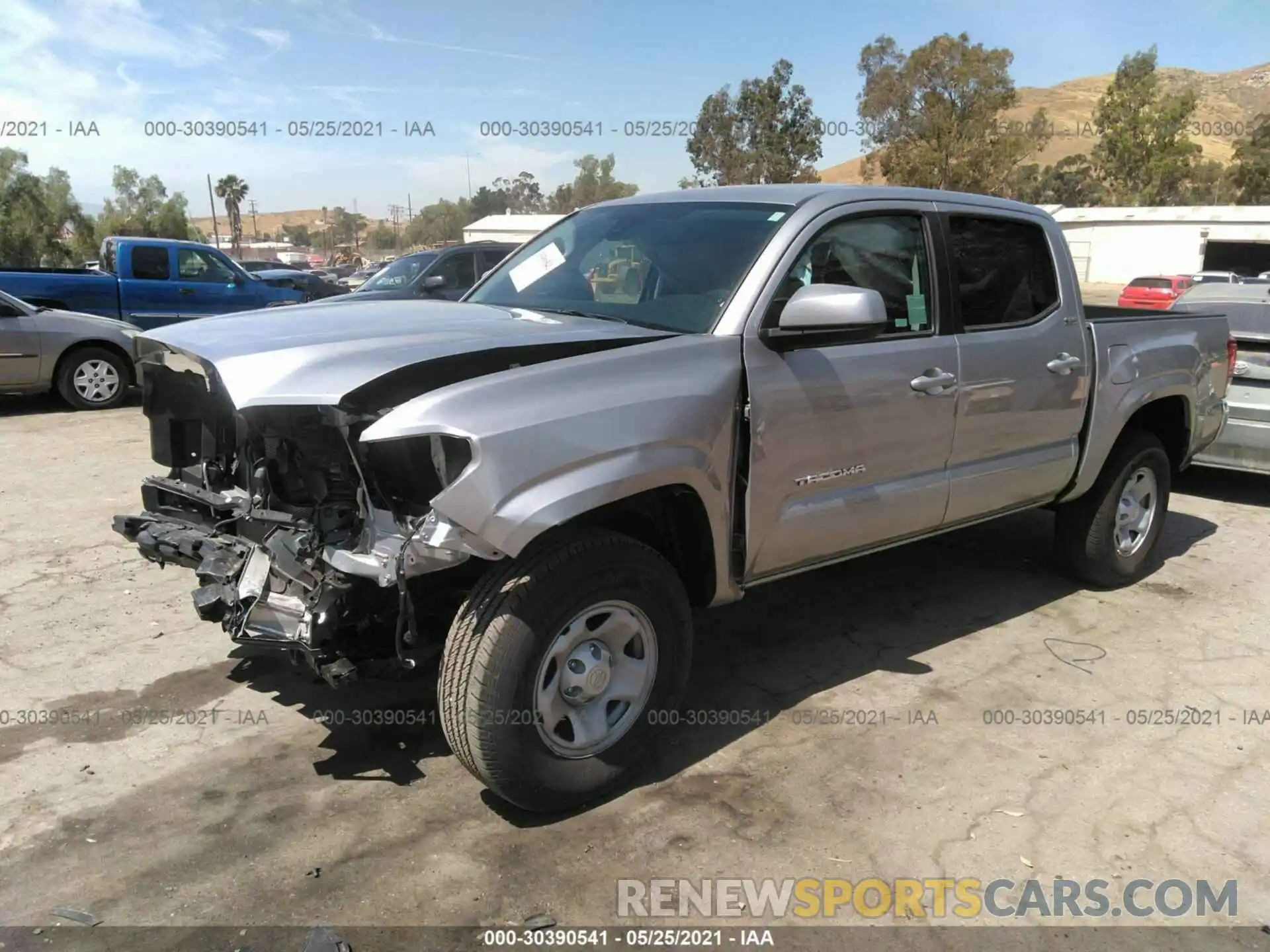 2 Photograph of a damaged car 5TFAX5GN9LX185806 TOYOTA TACOMA 2WD 2020