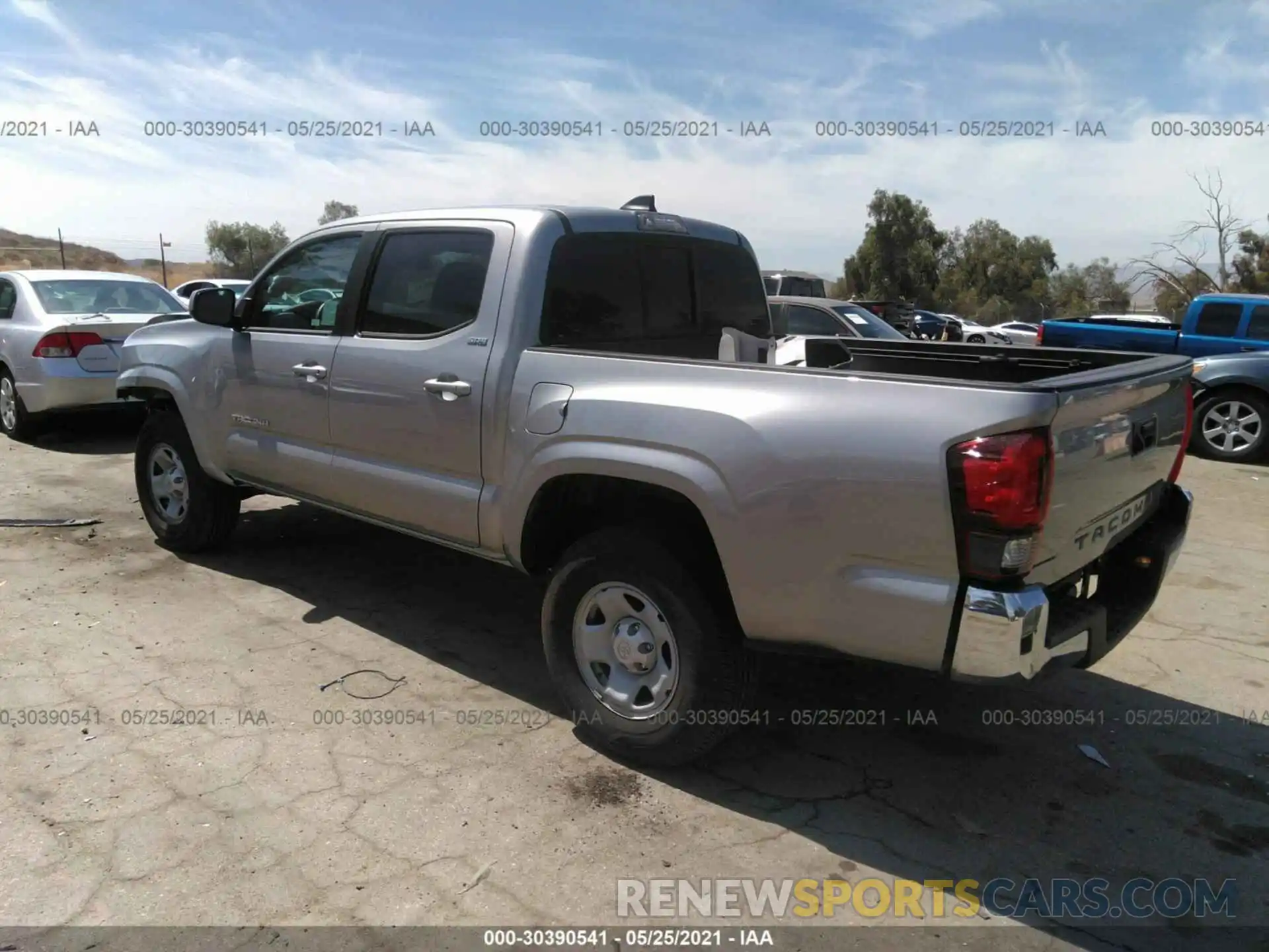 3 Photograph of a damaged car 5TFAX5GN9LX185806 TOYOTA TACOMA 2WD 2020