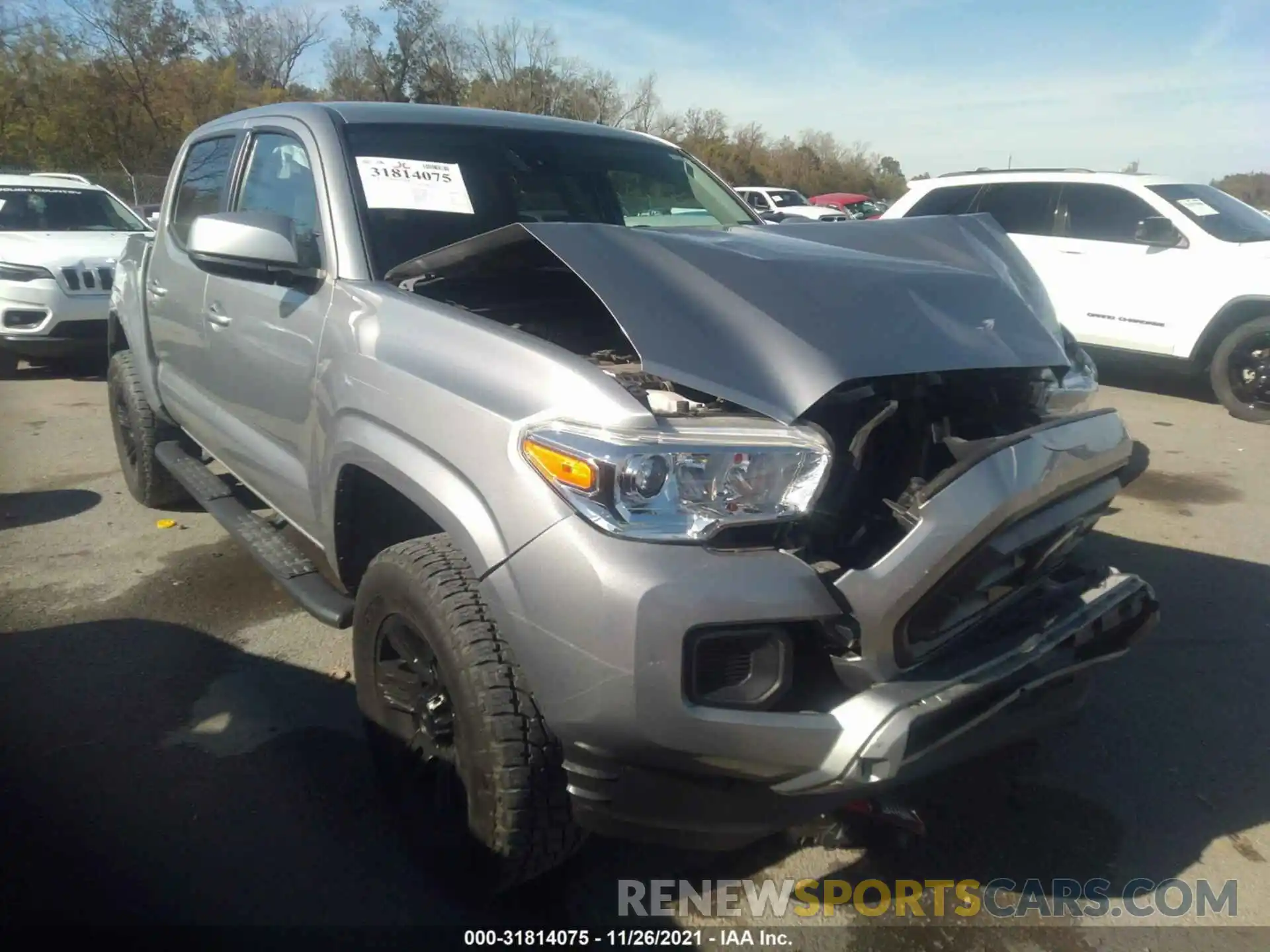 1 Photograph of a damaged car 5TFAX5GNXLX170344 TOYOTA TACOMA 2WD 2020