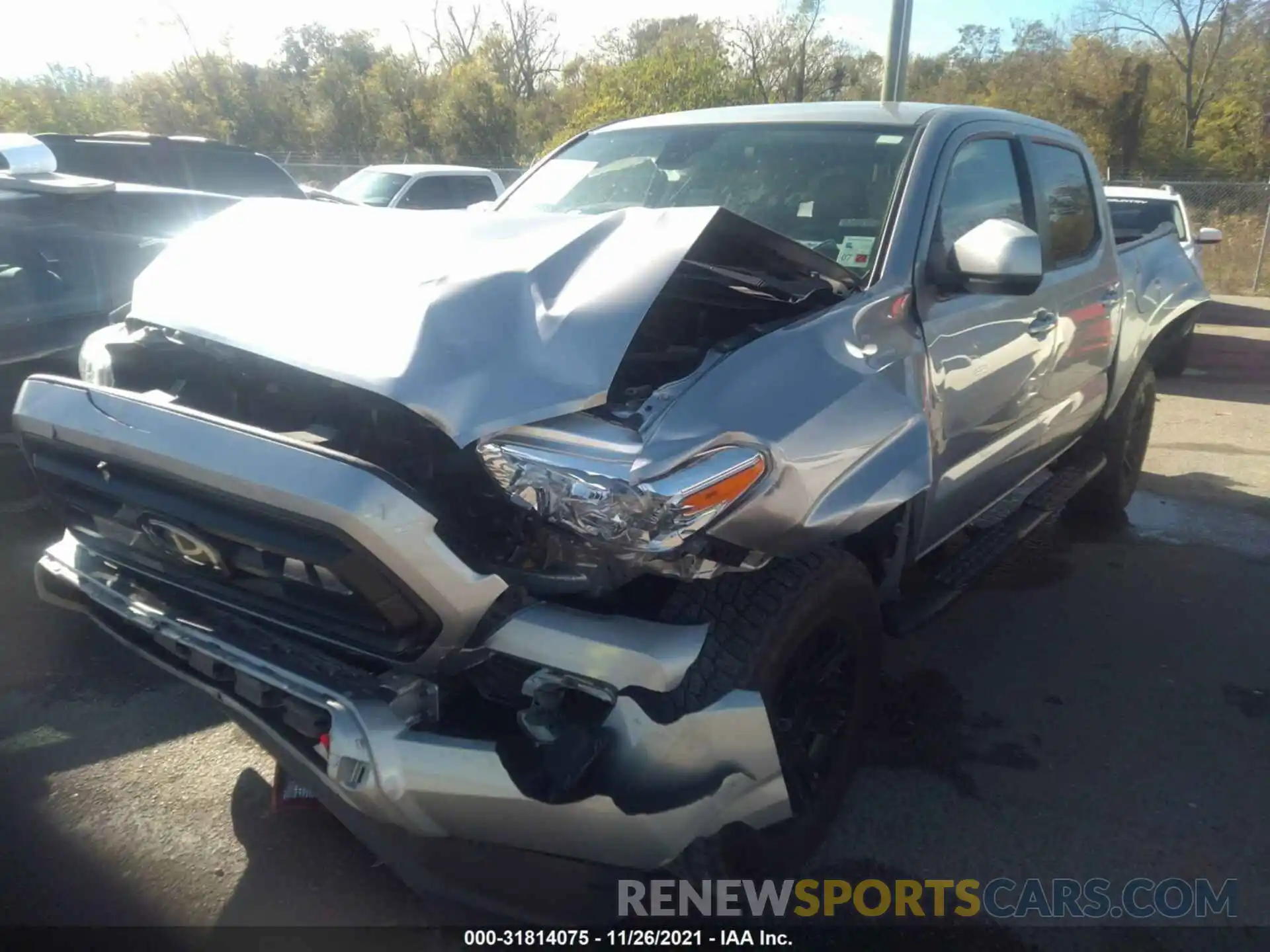 2 Photograph of a damaged car 5TFAX5GNXLX170344 TOYOTA TACOMA 2WD 2020