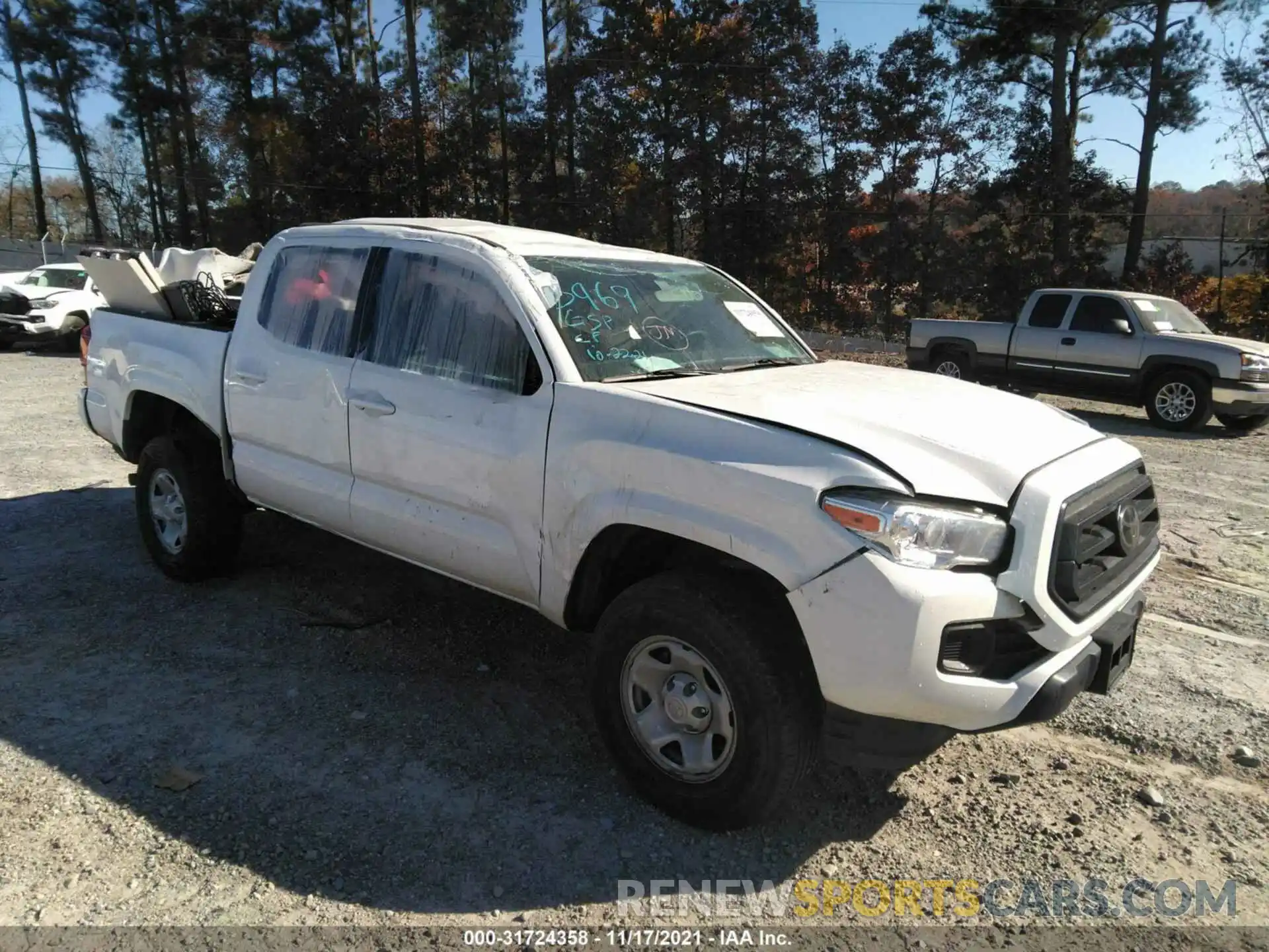 1 Photograph of a damaged car 5TFAX5GNXLX173969 TOYOTA TACOMA 2WD 2020