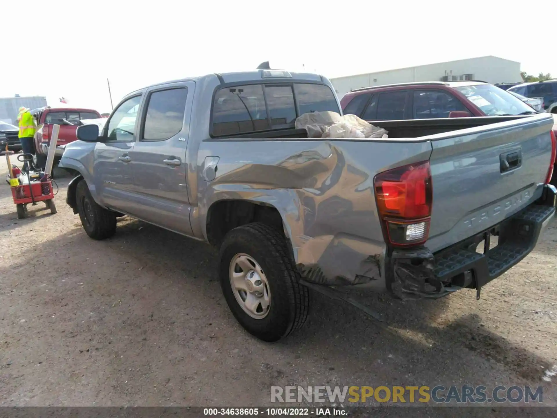 3 Photograph of a damaged car 5TFAX5GNXLX174202 TOYOTA TACOMA 2WD 2020