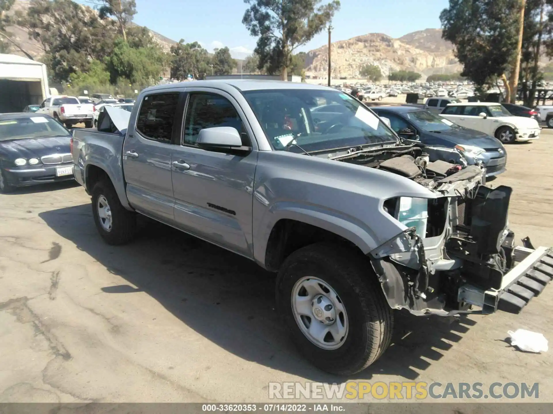 1 Photograph of a damaged car 5TFAX5GNXLX174510 TOYOTA TACOMA 2WD 2020