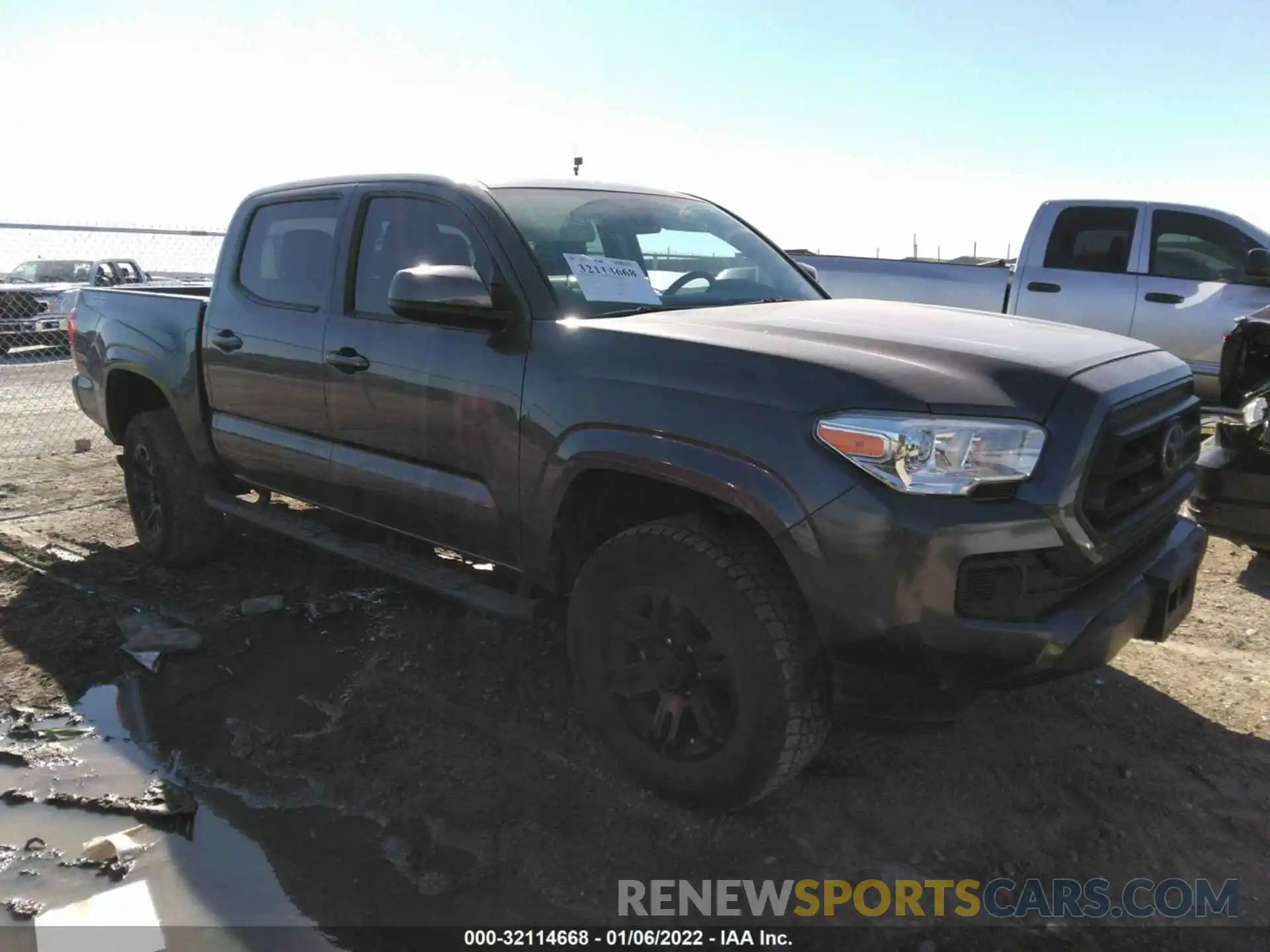 1 Photograph of a damaged car 5TFAX5GNXLX175477 TOYOTA TACOMA 2WD 2020