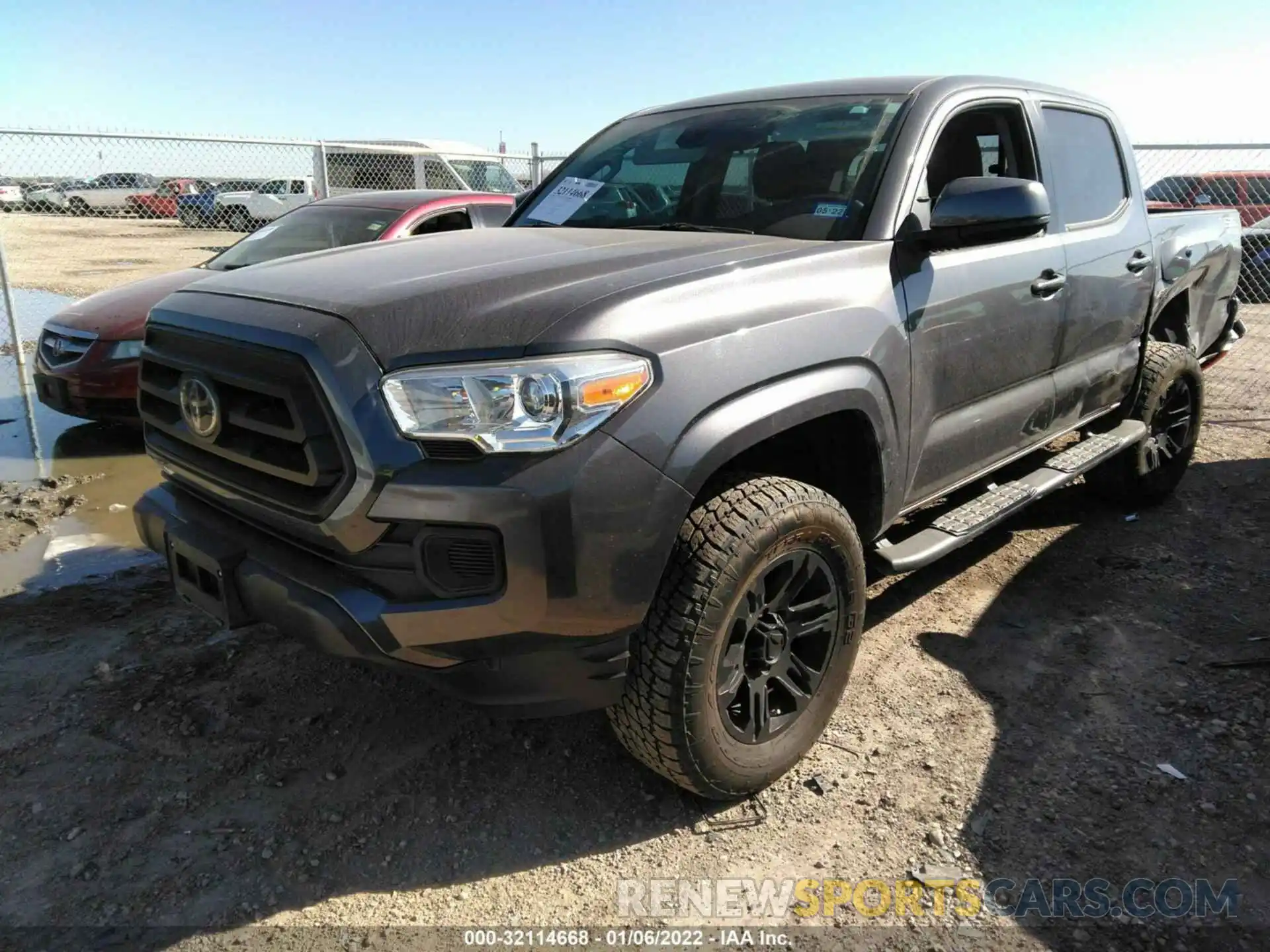 2 Photograph of a damaged car 5TFAX5GNXLX175477 TOYOTA TACOMA 2WD 2020