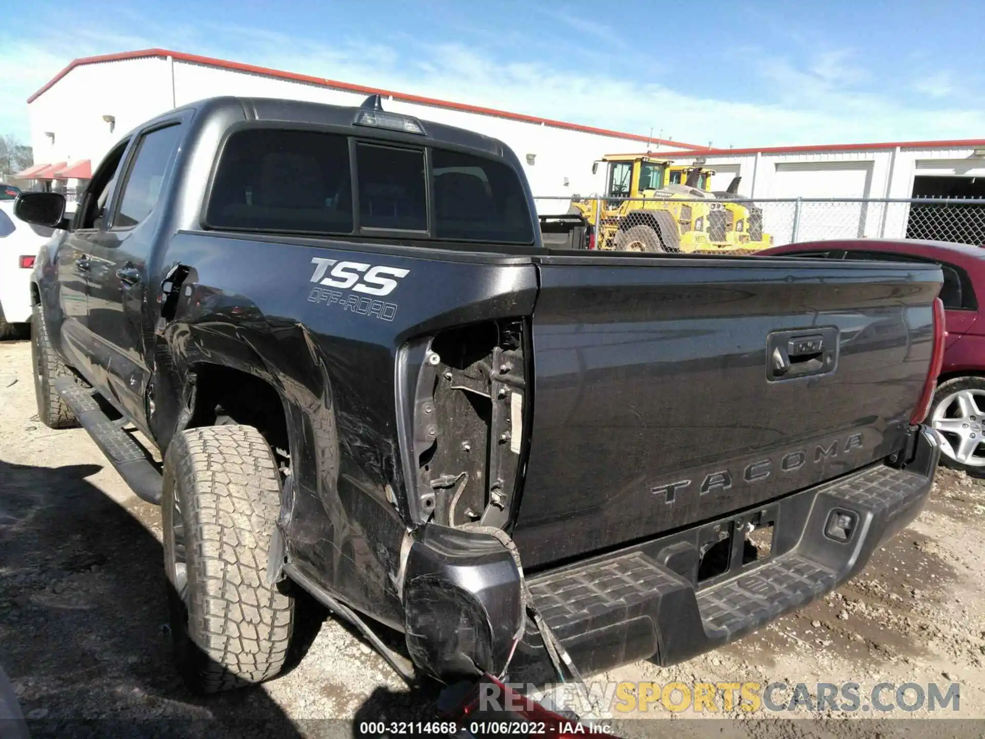 3 Photograph of a damaged car 5TFAX5GNXLX175477 TOYOTA TACOMA 2WD 2020